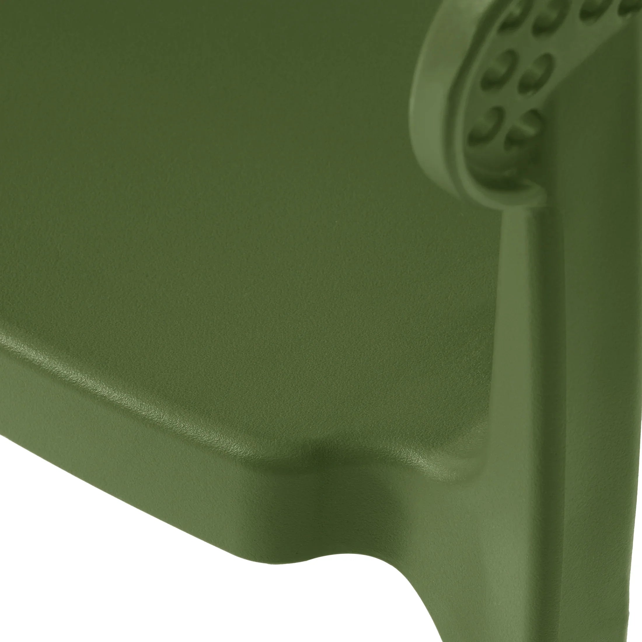 Sunshine Outdoor Modern Stackable Plastic Resin Patio Dining Armchair (Set of 2)