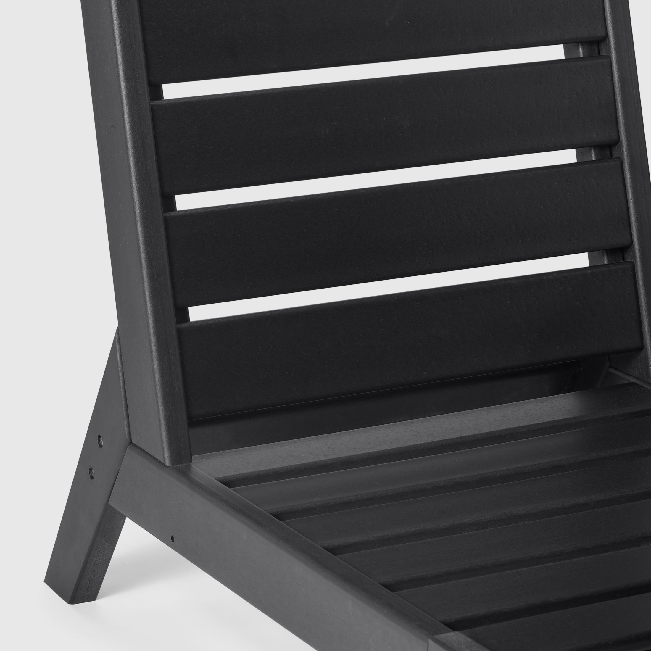 Portsmouth Outdoor HDPE Deep Seating Modular Armless Patio Chair