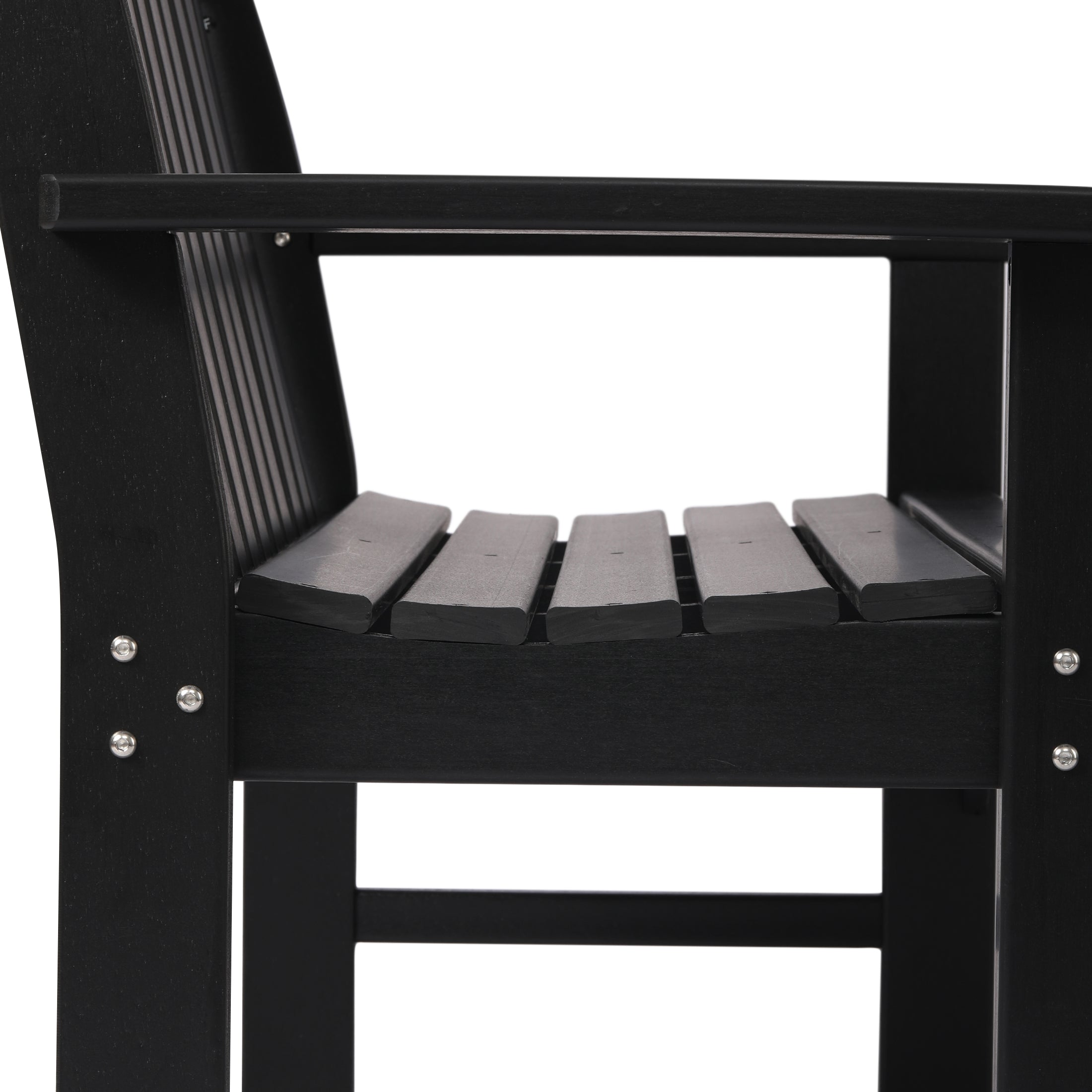 Paradise 5-Piece HDPE Outdoor Patio Furniture Couch and Rocking Chair Set