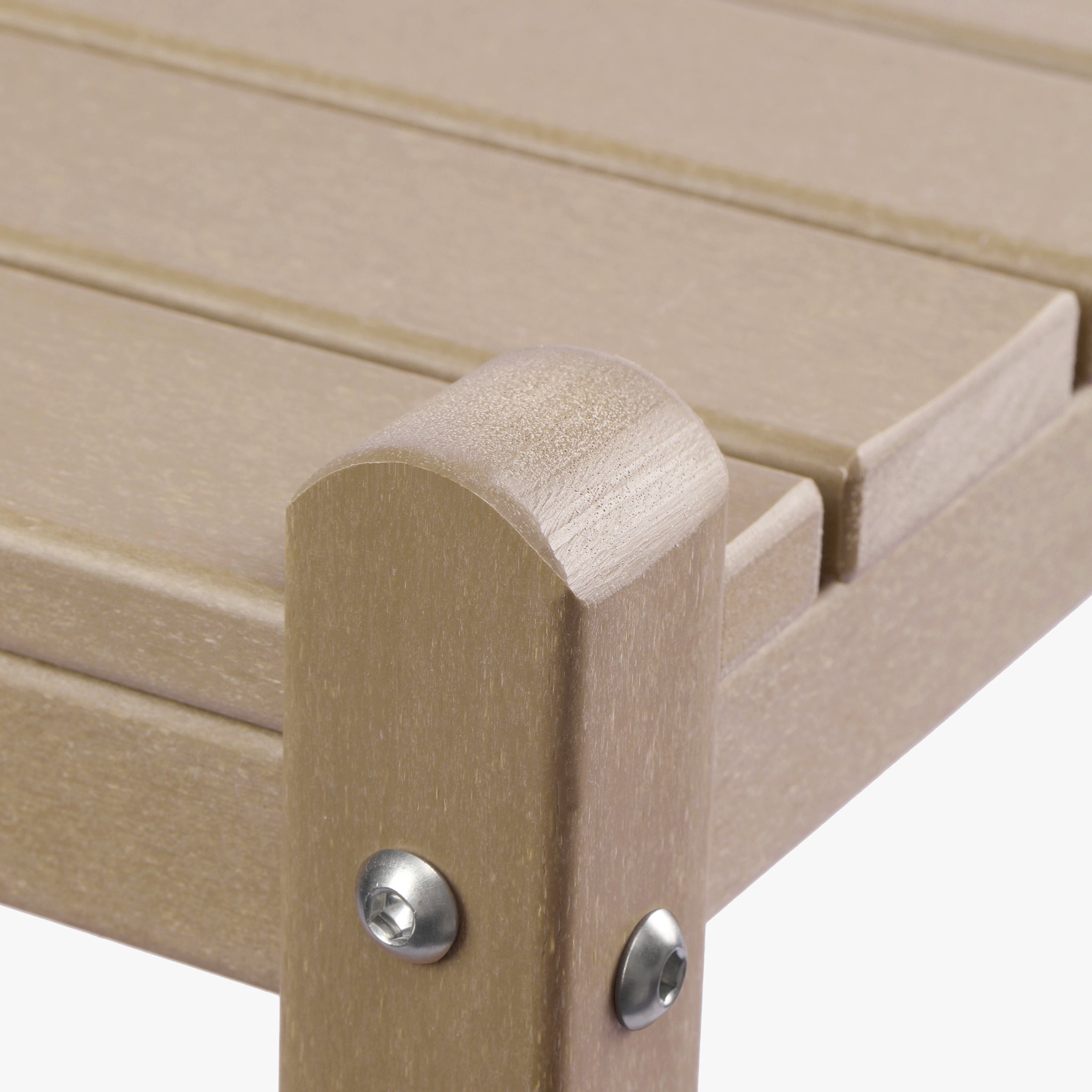 Paradise 36" Outdoor Adirondack HDPE 2-Tier Patio Side Table