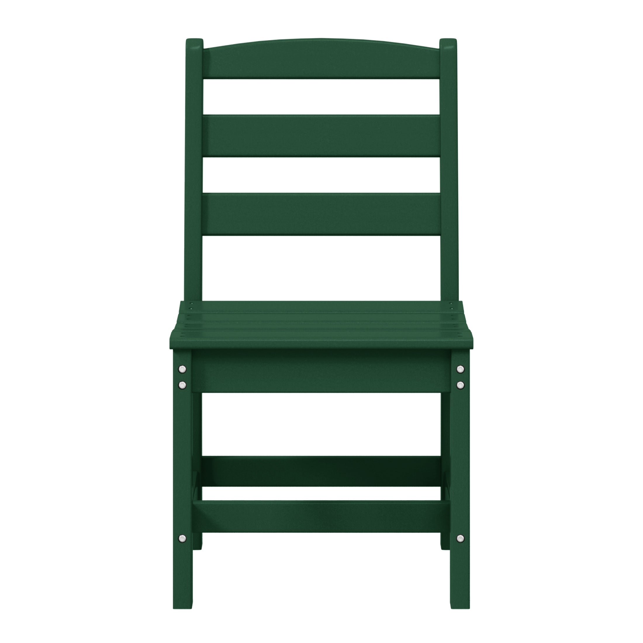 Palms Outdoor HDPE Patio Classic Armless Dining Side Chair