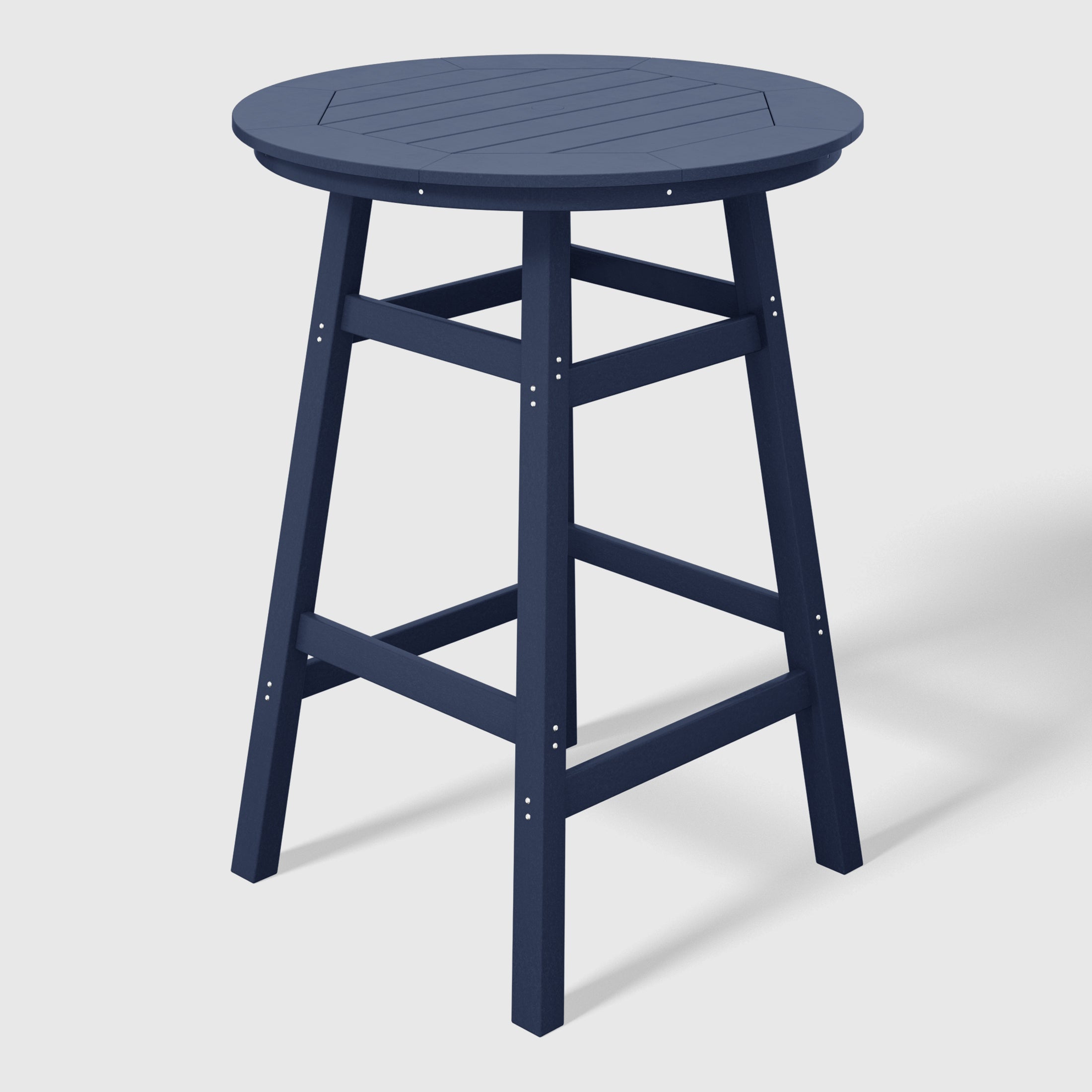 Paradise Outdoor 35" HDPE Round Patio Bar Height Table