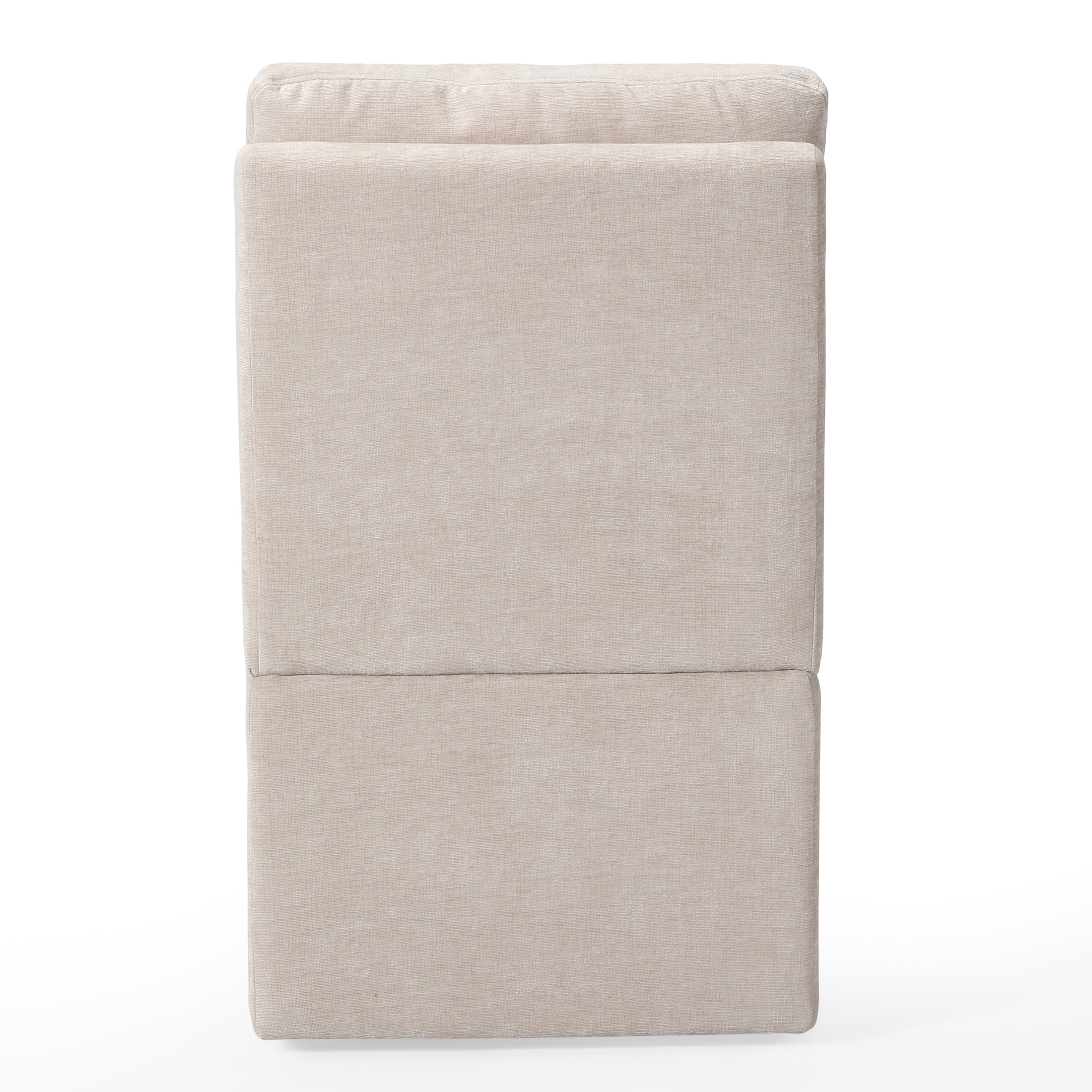 Danburry Modern Upholstered Chenille Armless Dining Chairs With Casters (Set of 2)