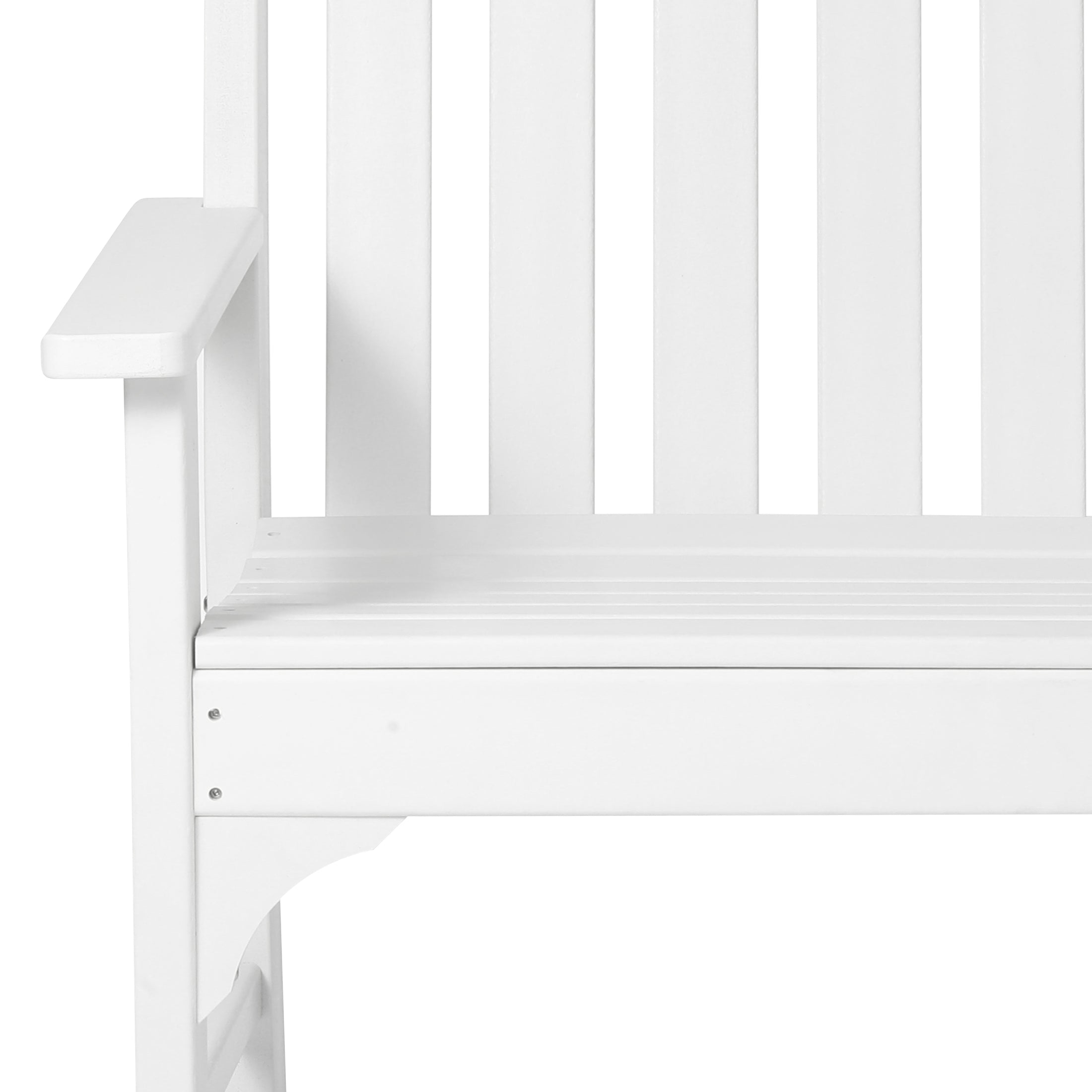Paradise 5-Piece HDPE Outdoor Patio Furniture Couch and Rocking Chair Set