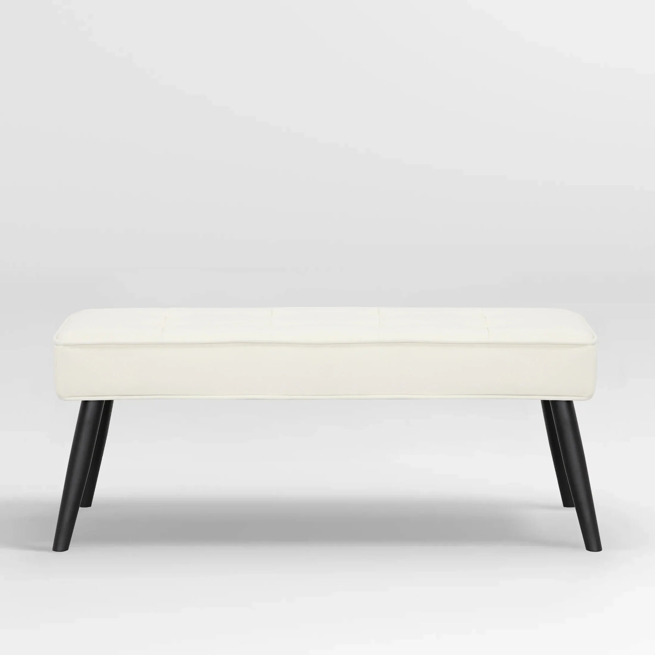 Hank Button Tufted Velvet Upholstered Accent Bench