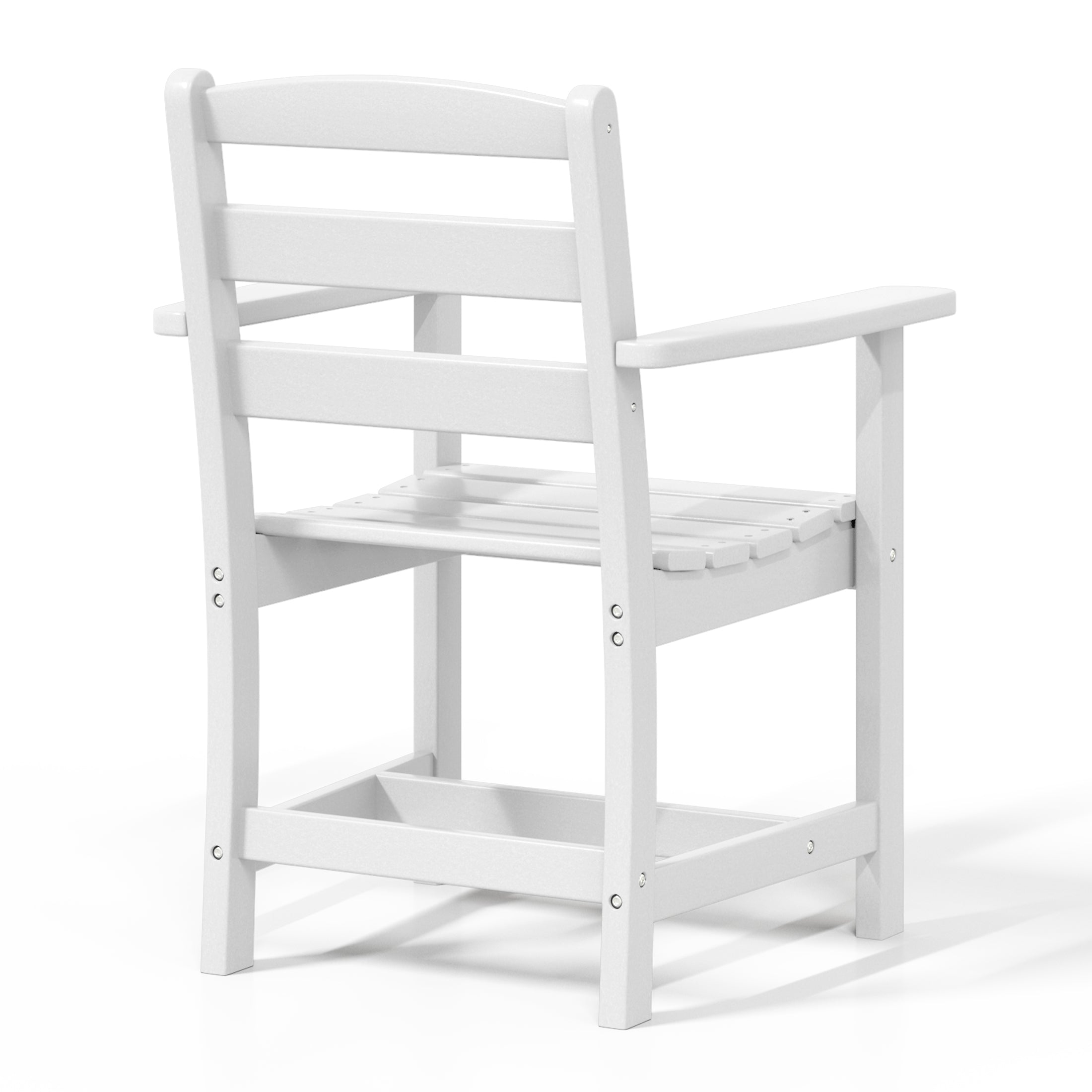 Palms Outdoor HDPE Patio Classic Dining Arm Chair