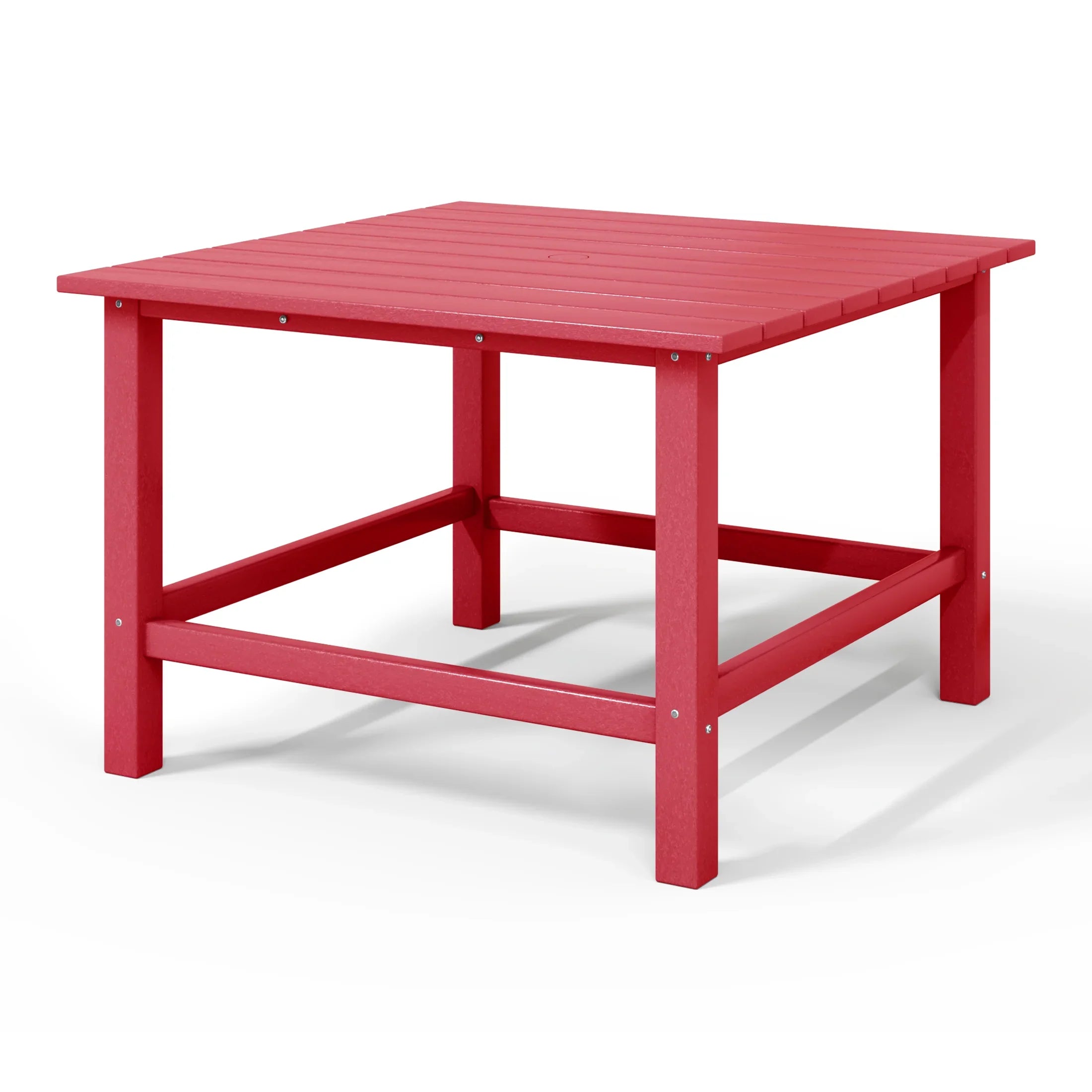 Paradise Kids Outdoor Patio Furniture HDPE 30" Wide Square Dining Table