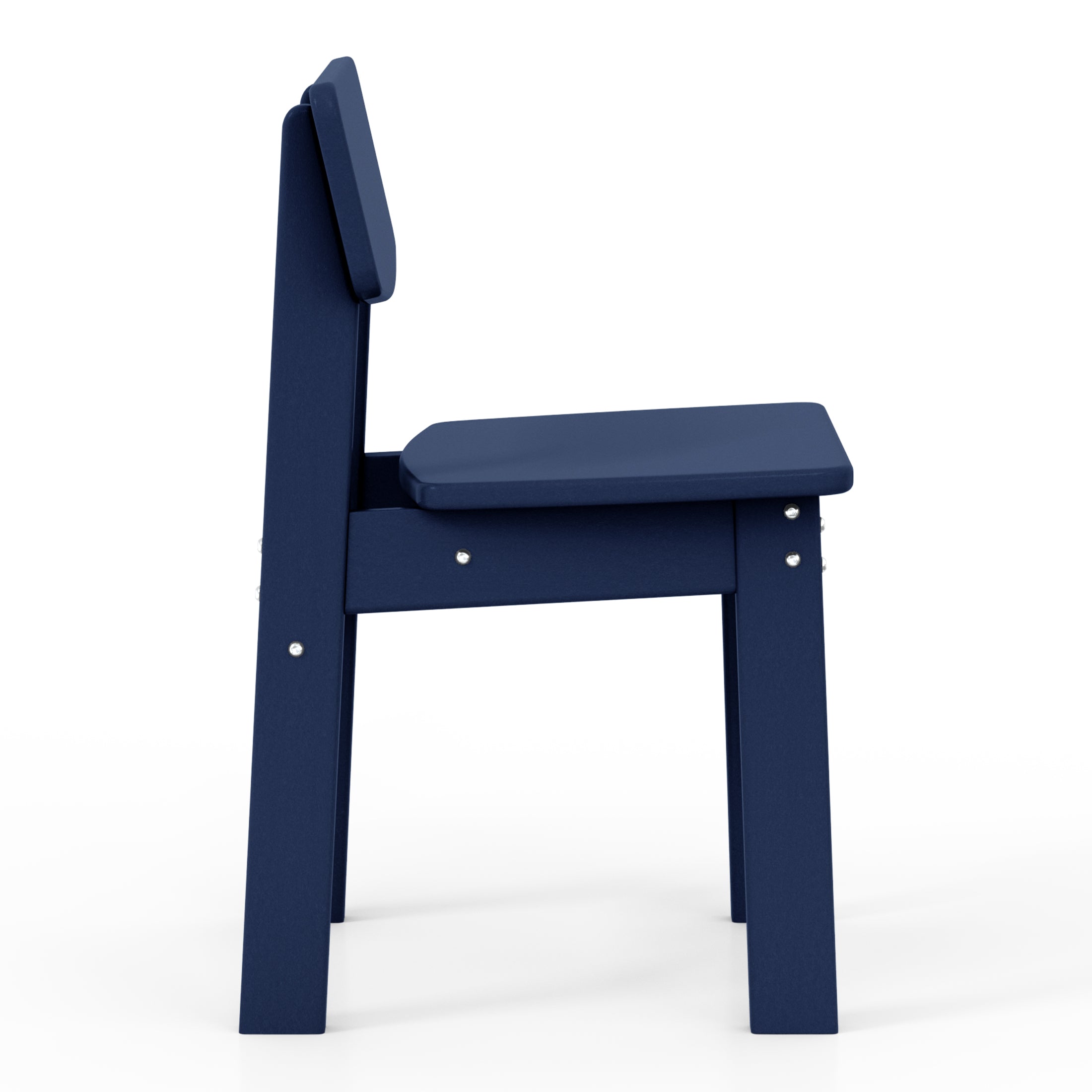 Little Explorers Outdoor HDPE Kids Modern Plastic Toddler Dining Chairs (Set of Two)