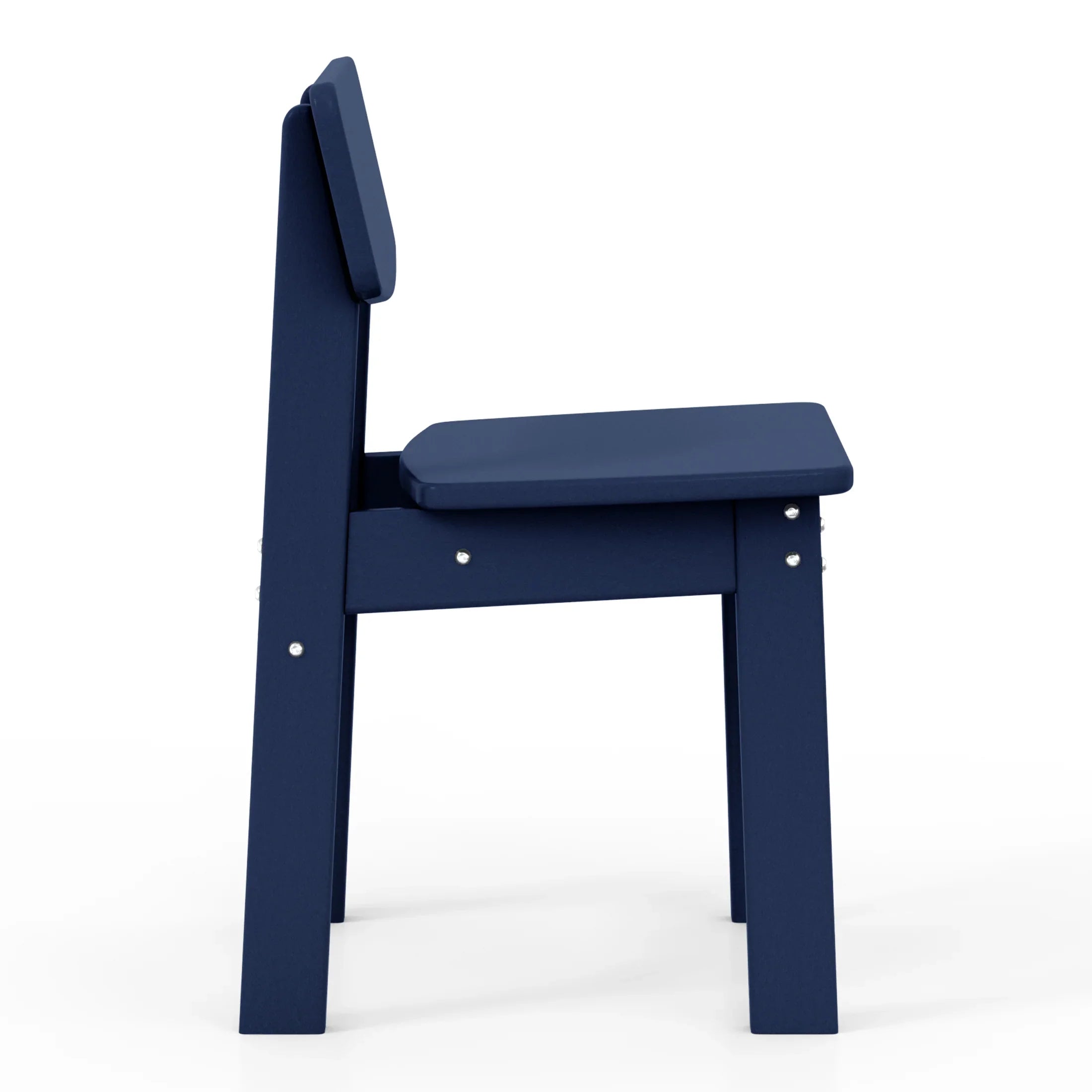 Little Explorers Outdoor HDPE Kids Modern Plastic Toddler Dining Chairs (Set of Two)