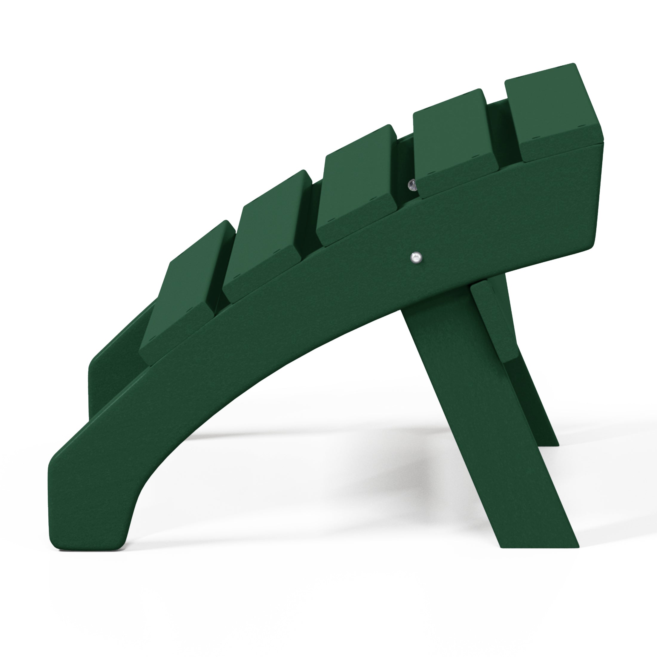 Portside Outdoor Patio HDPE Adirondack Ottoman Footrest