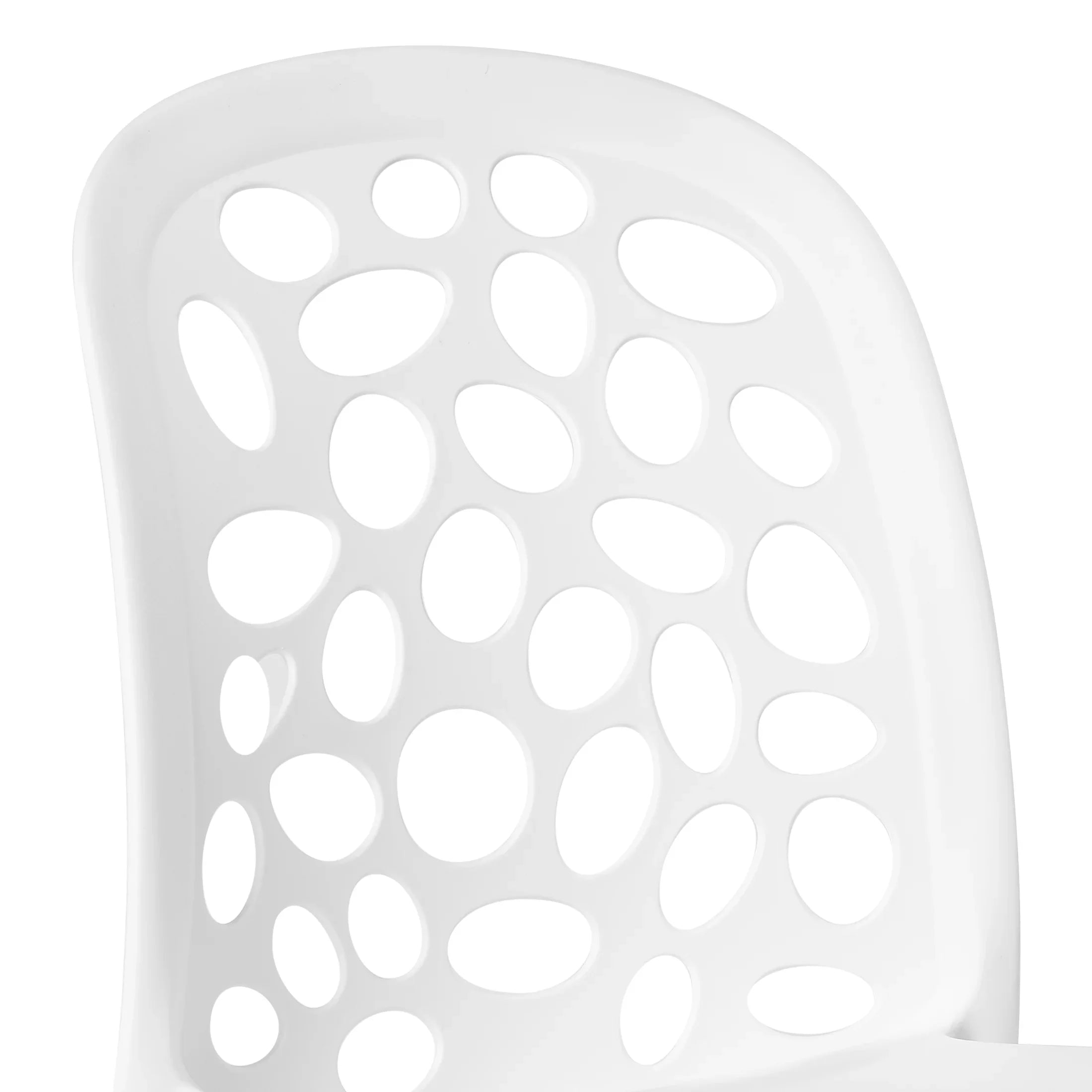 Sunshine Outdoor Modern Stackable Patio Dining Chairs (Set of 2)