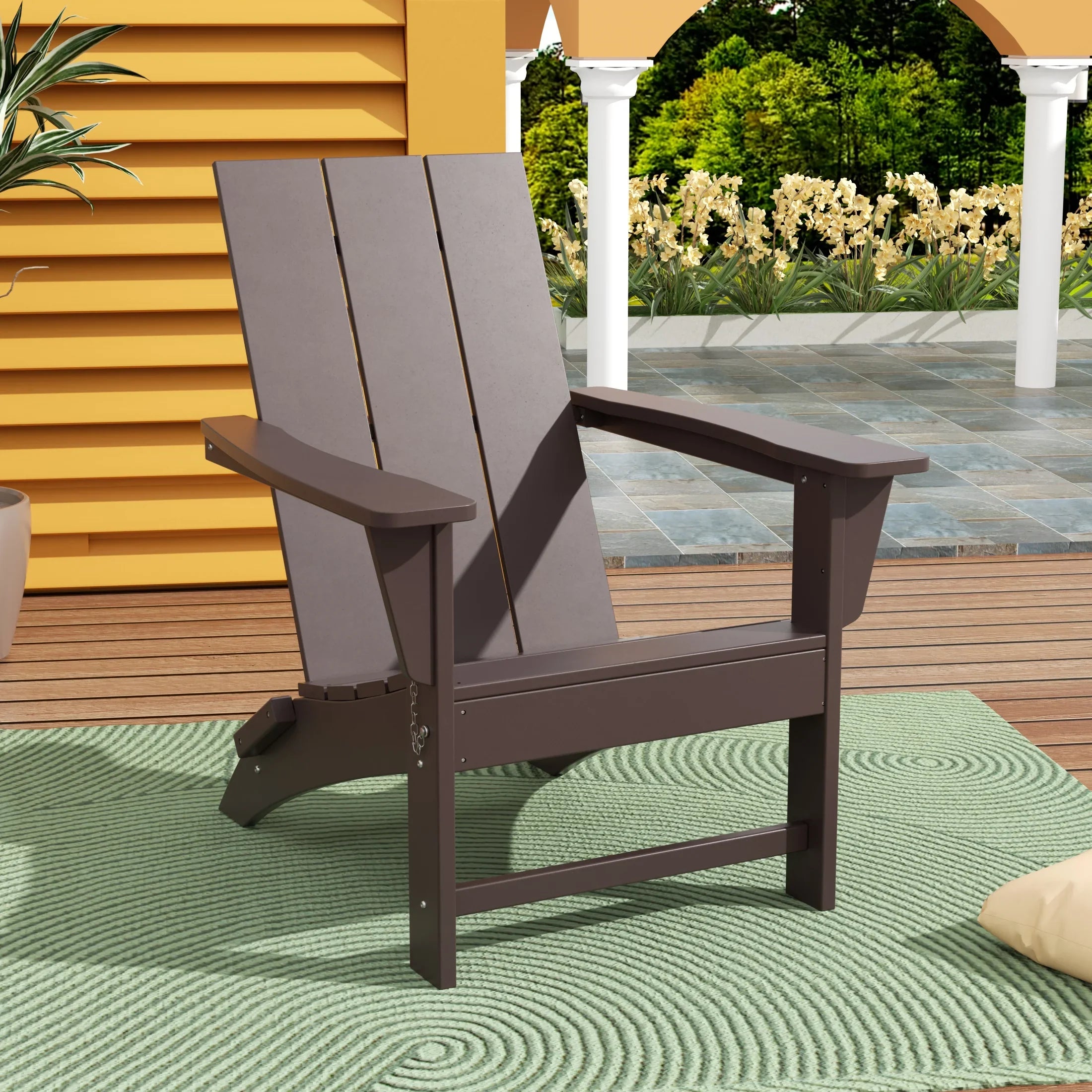 Palms Modern Outdoor Folding Adirondack Chair