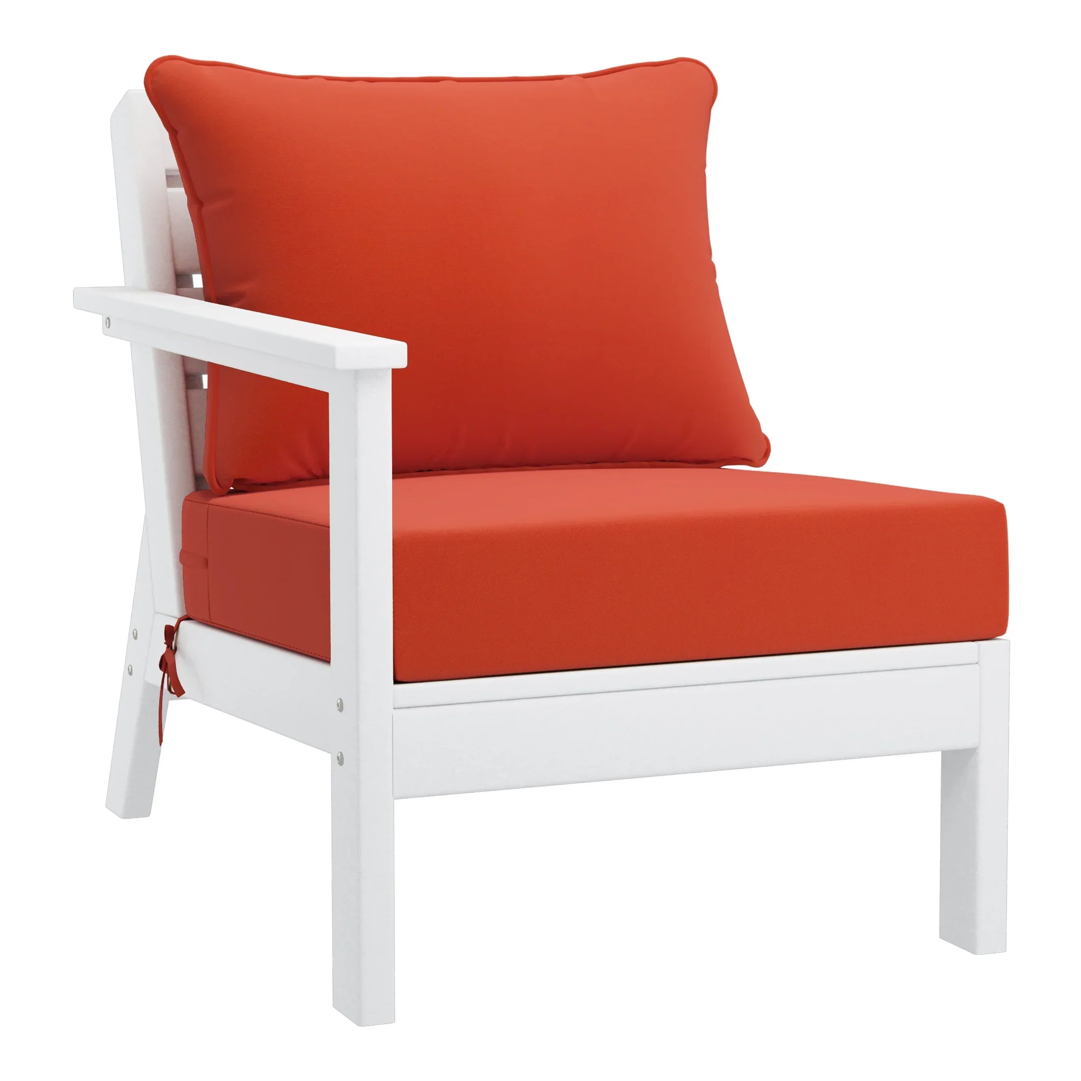 Portsmouth Outdoor Patio HDPE Sectional Sofa with Patio Cushions