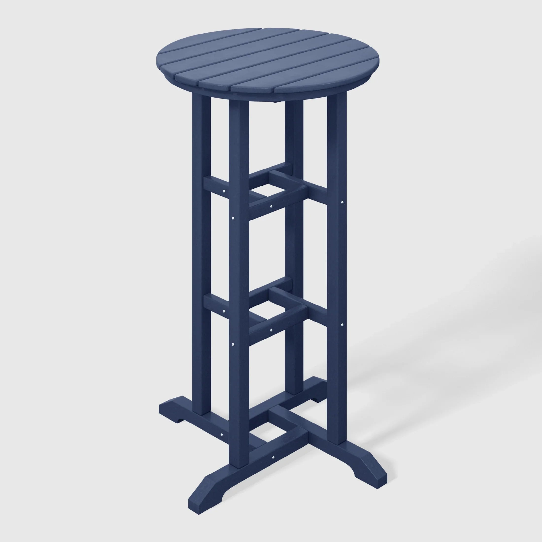 Paradise Outdoor Patio Bar Height Table and Bar Stool 3-Piece Dining Set