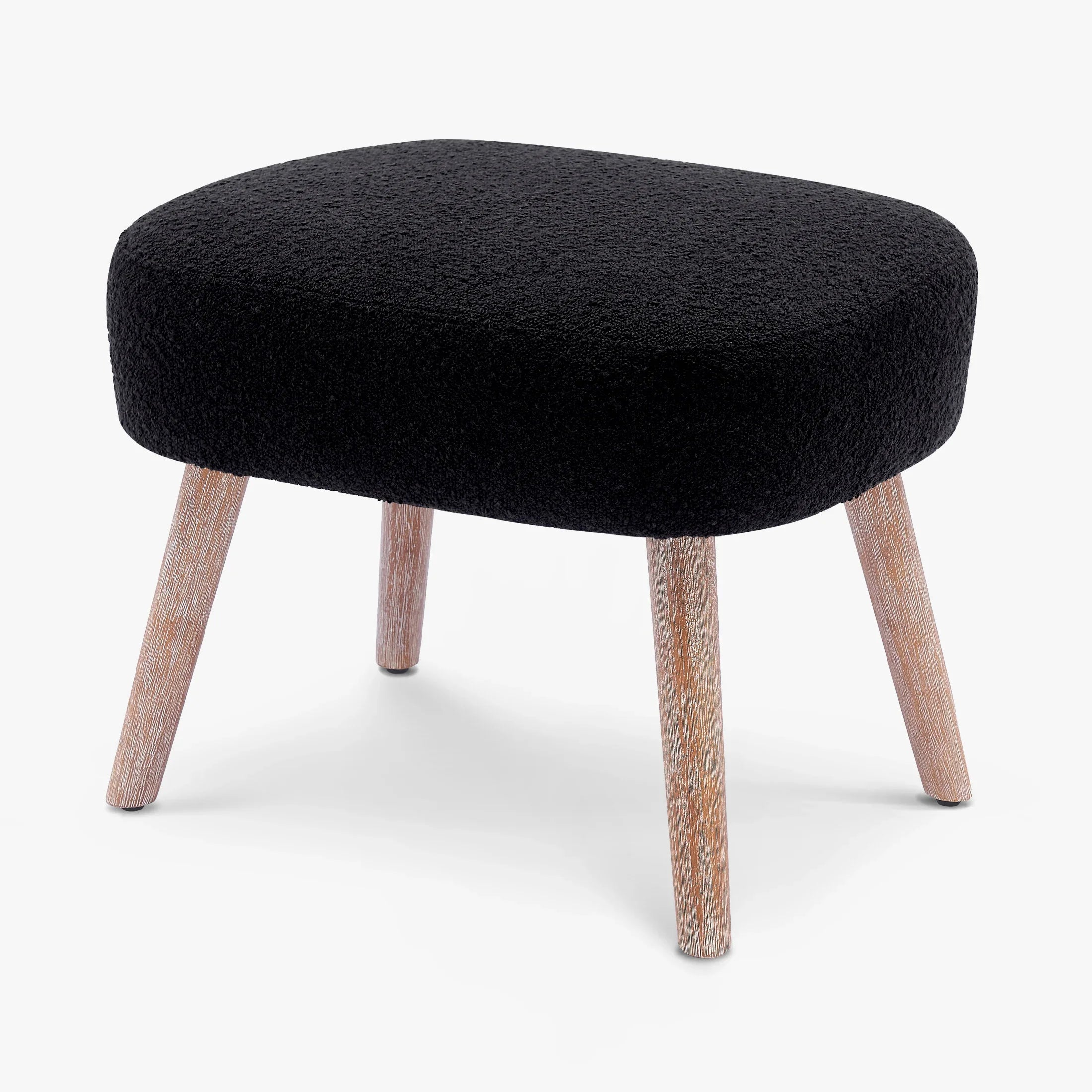Amélie 21" Wide Square Upholstered Cushion Ottoman Foot Stool