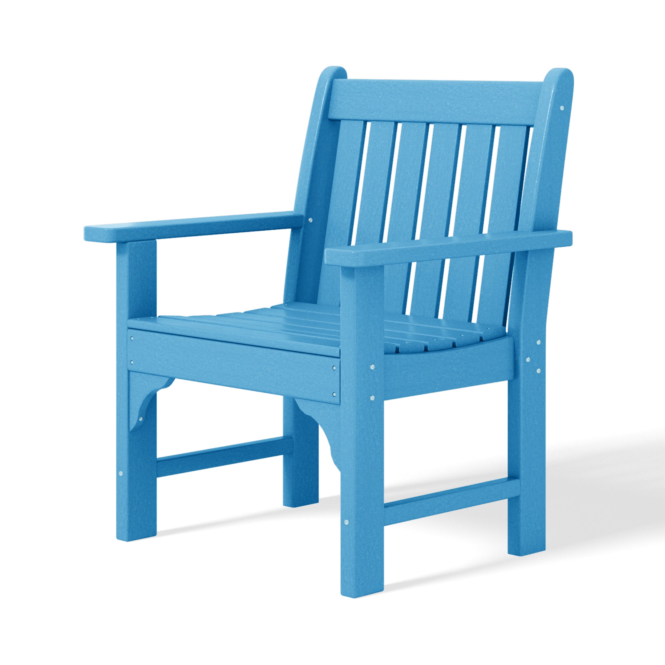 Paradise Outdoor Patio HDPE Adirondack Dining Arm Chairs (Set of 4)