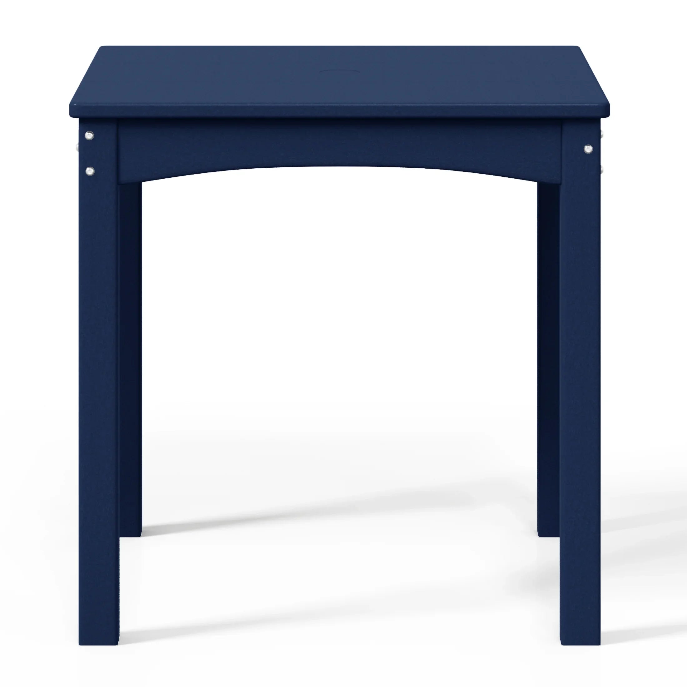 Playhouse Kids 24" Wide HDPE Plastic Childrens Square Dinner Table
