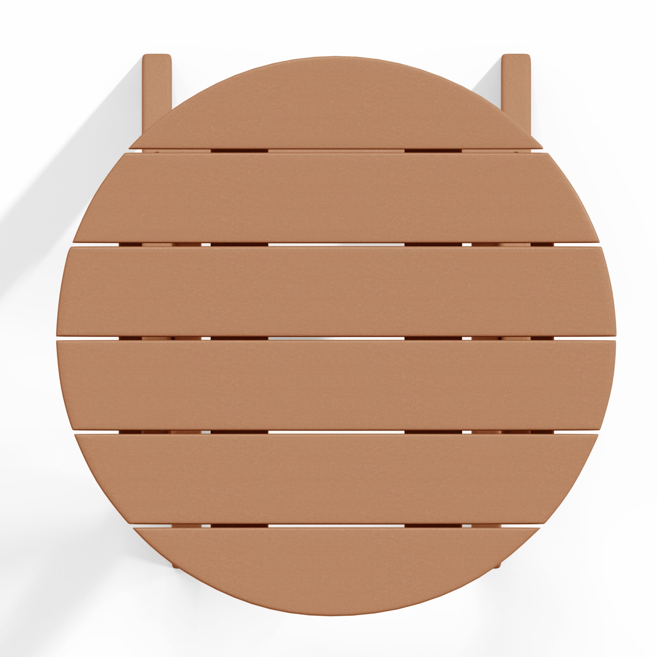 Paradise HDPE Outdoor 24.5 Inch Round Portable Folding Patio Dining Table