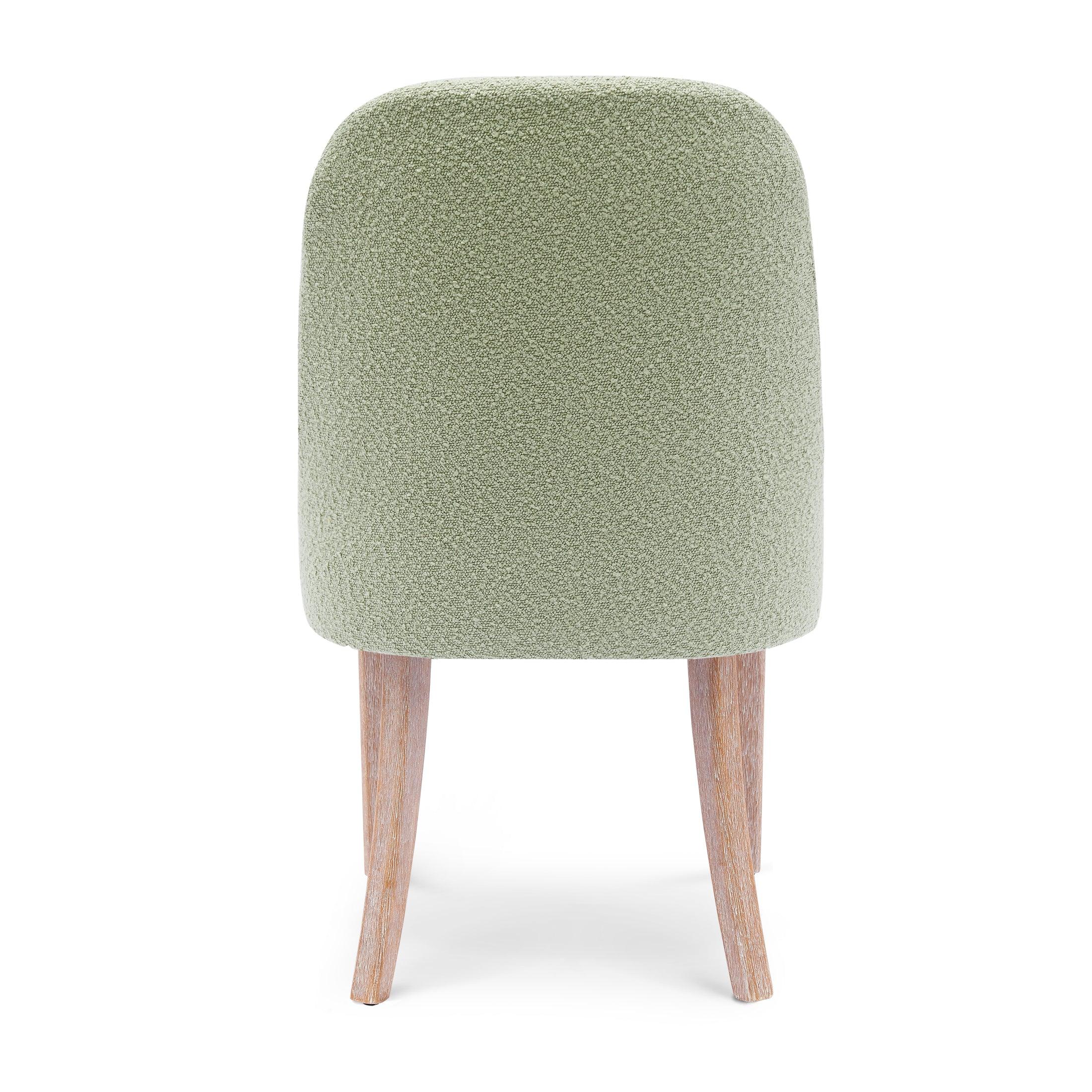 Amélie Mid-Century Modern Upholstered Boucle Dining Chair (Set of 6)
