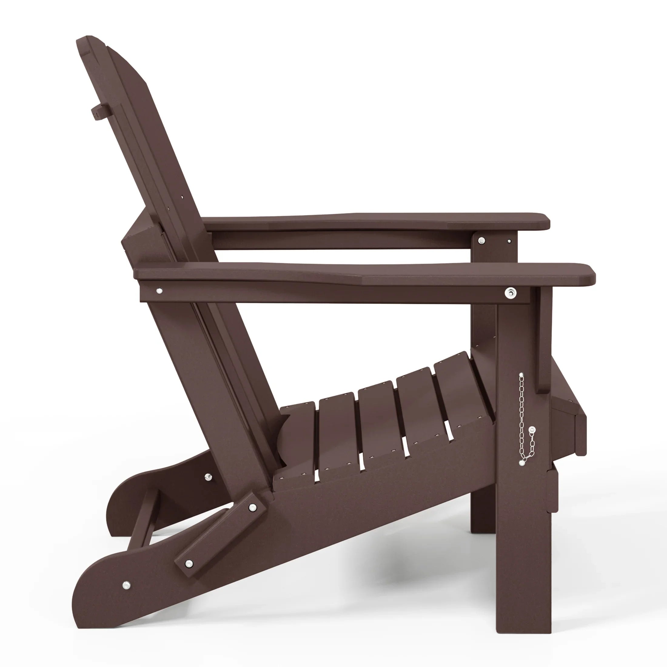Paradise Outdoor Folding Poly Adirondack Chair (Set of 8)