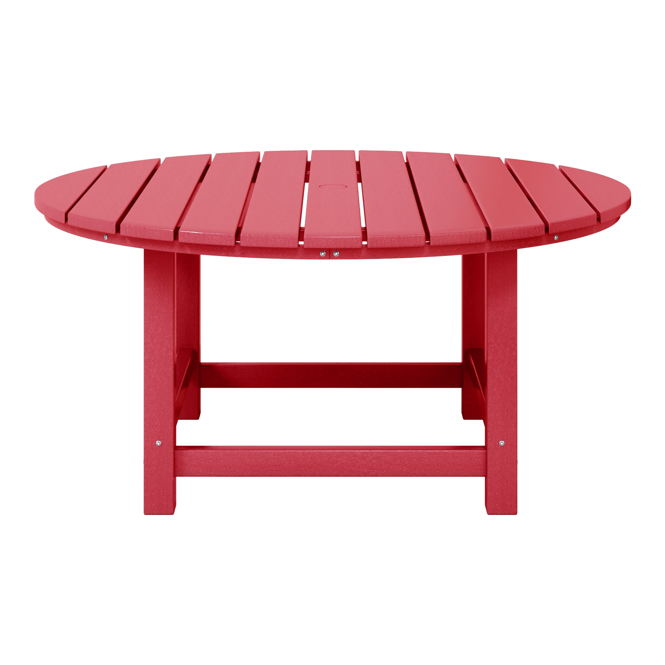 Paradise Low Outdoor HDPE Round Patio Coffee Table