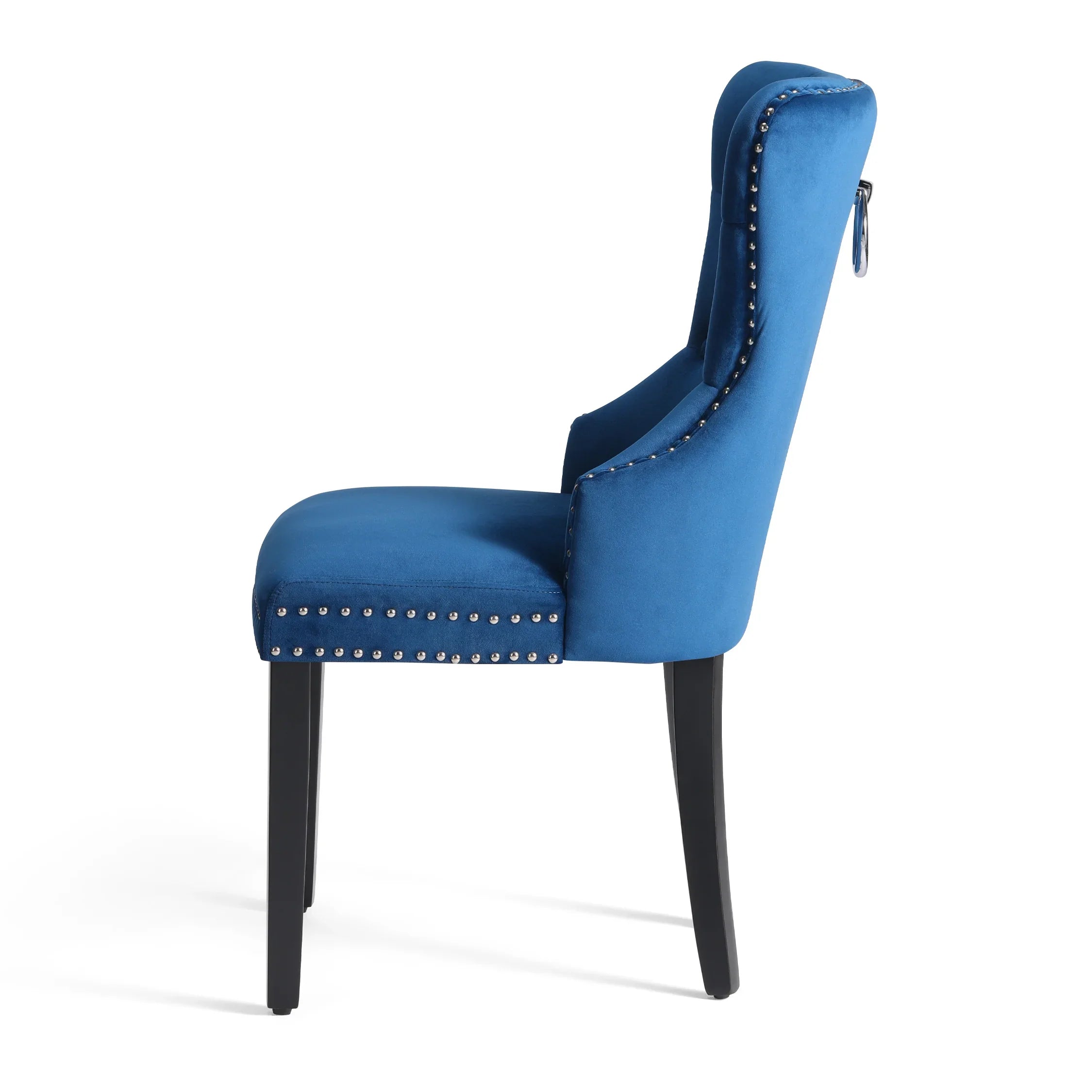 Hank Velvet Upholstered Tufted Dining Chairs (Set of 6)