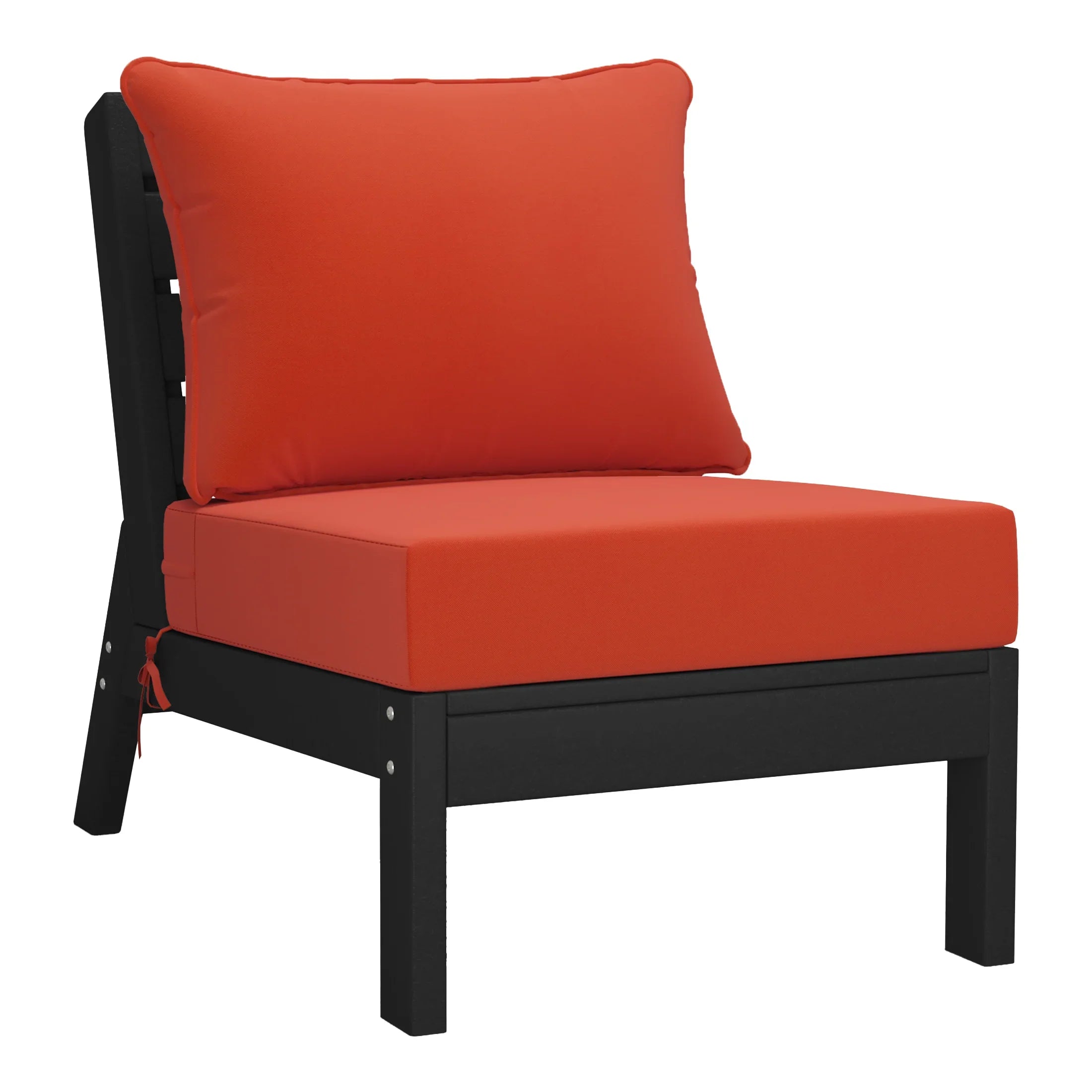 Portsmouth Outdoor Patio HDPE Sectional Sofa with Patio Cushions