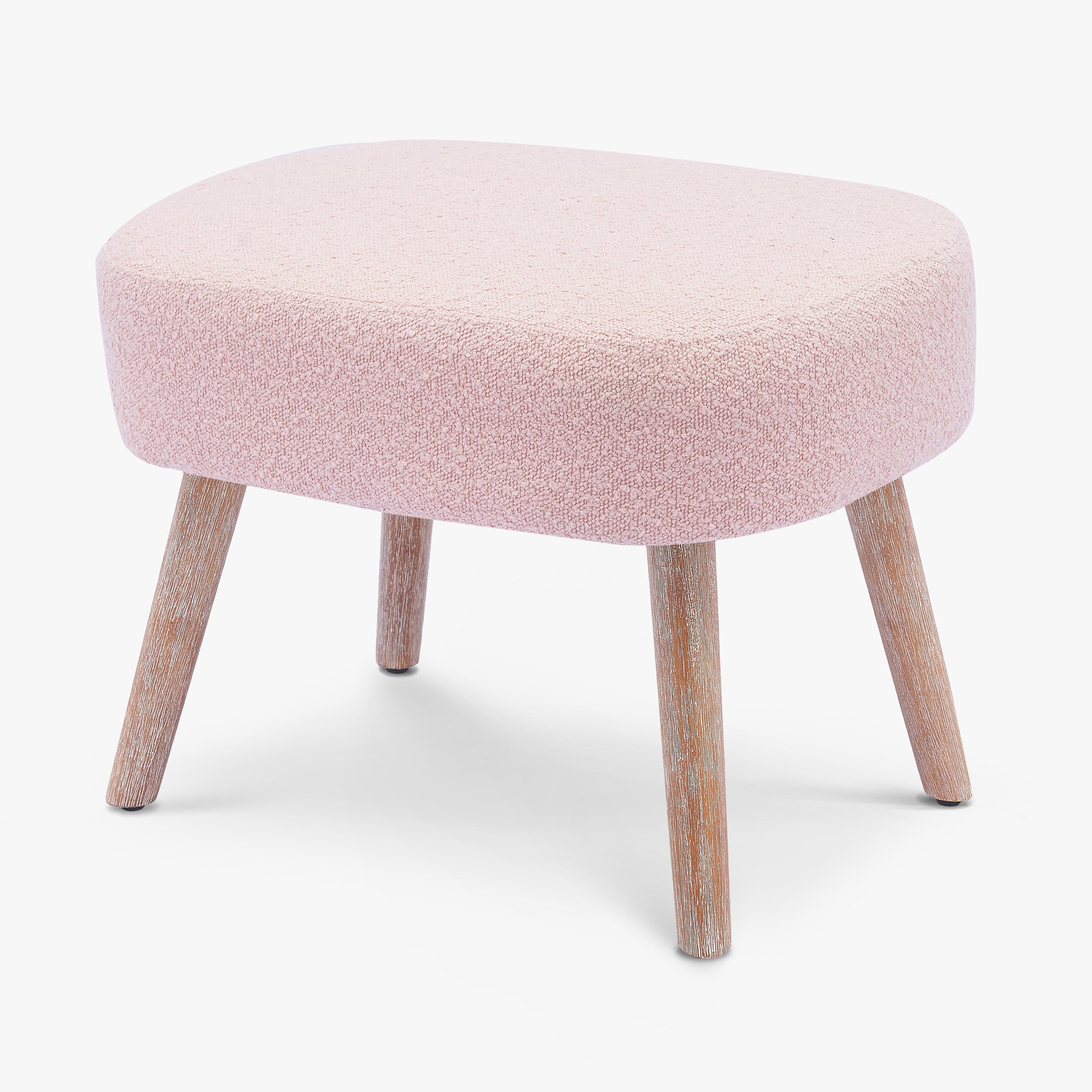 Amélie 21" Wide Square Upholstered Cushion Ottoman Foot Stool