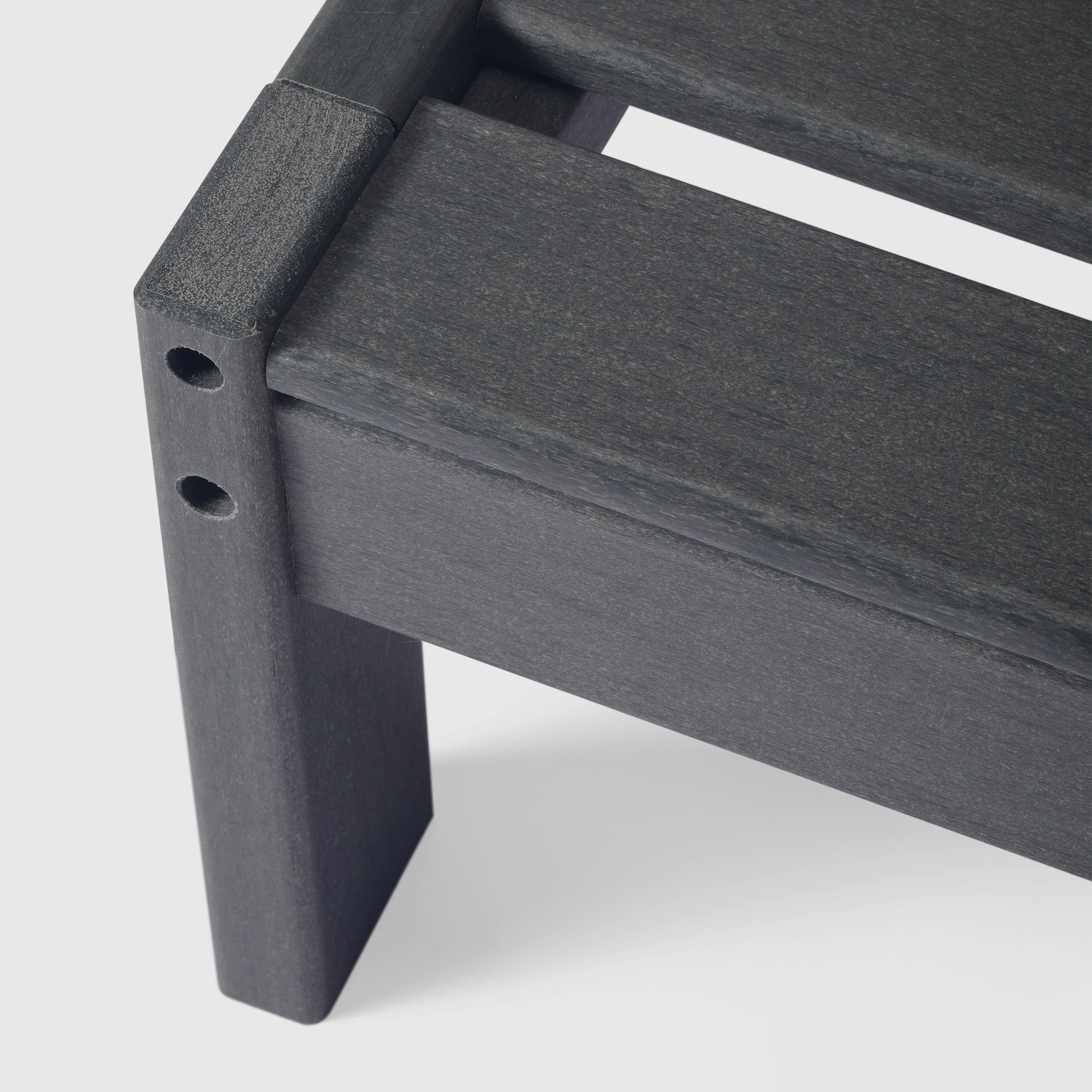 Portsmouth Outdoor Patio HDPE Left Arm Sectional Corner Club Chair with Patio Cushions