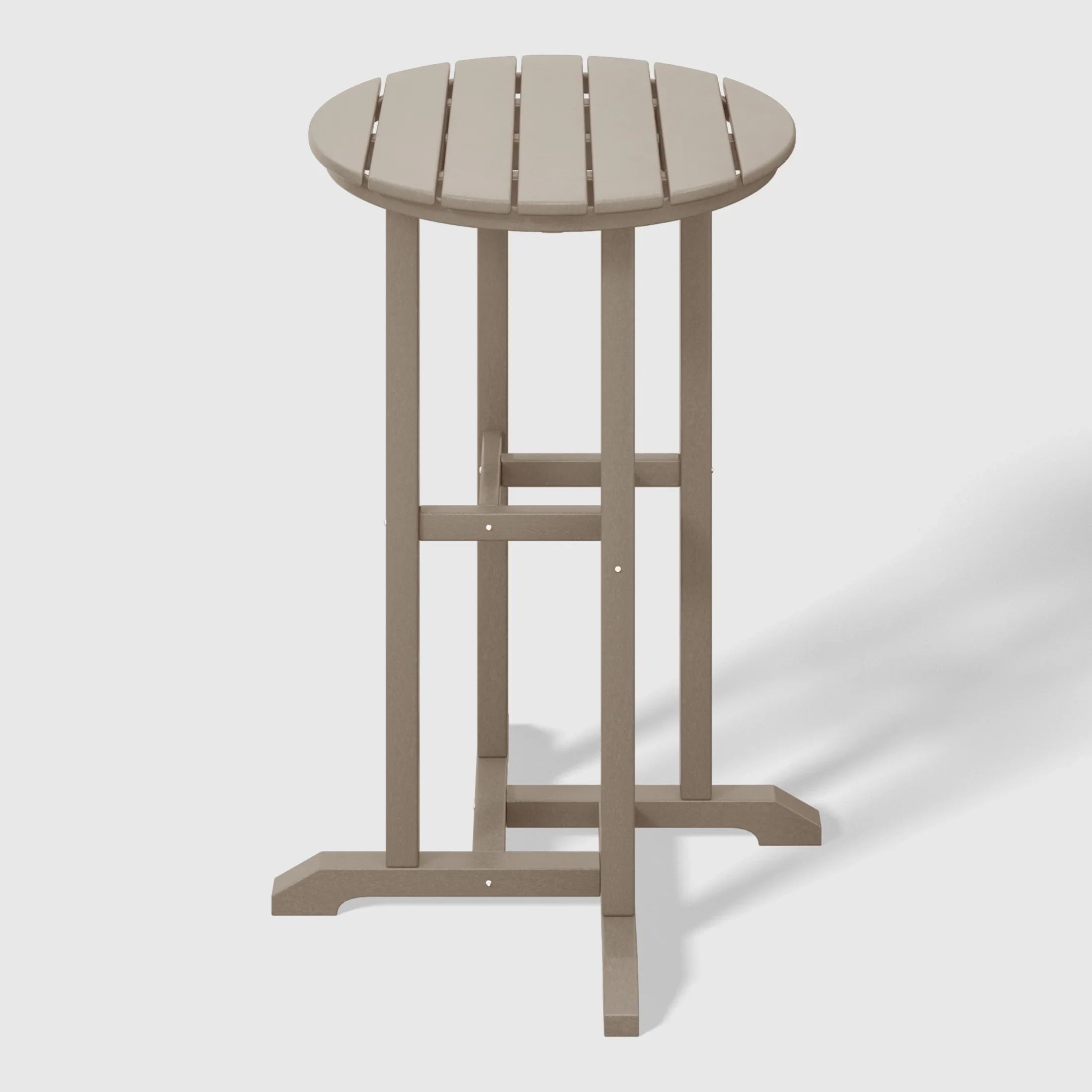 Paradise 37" Counter Height Round Outdoor Patio Bistro Bar Table