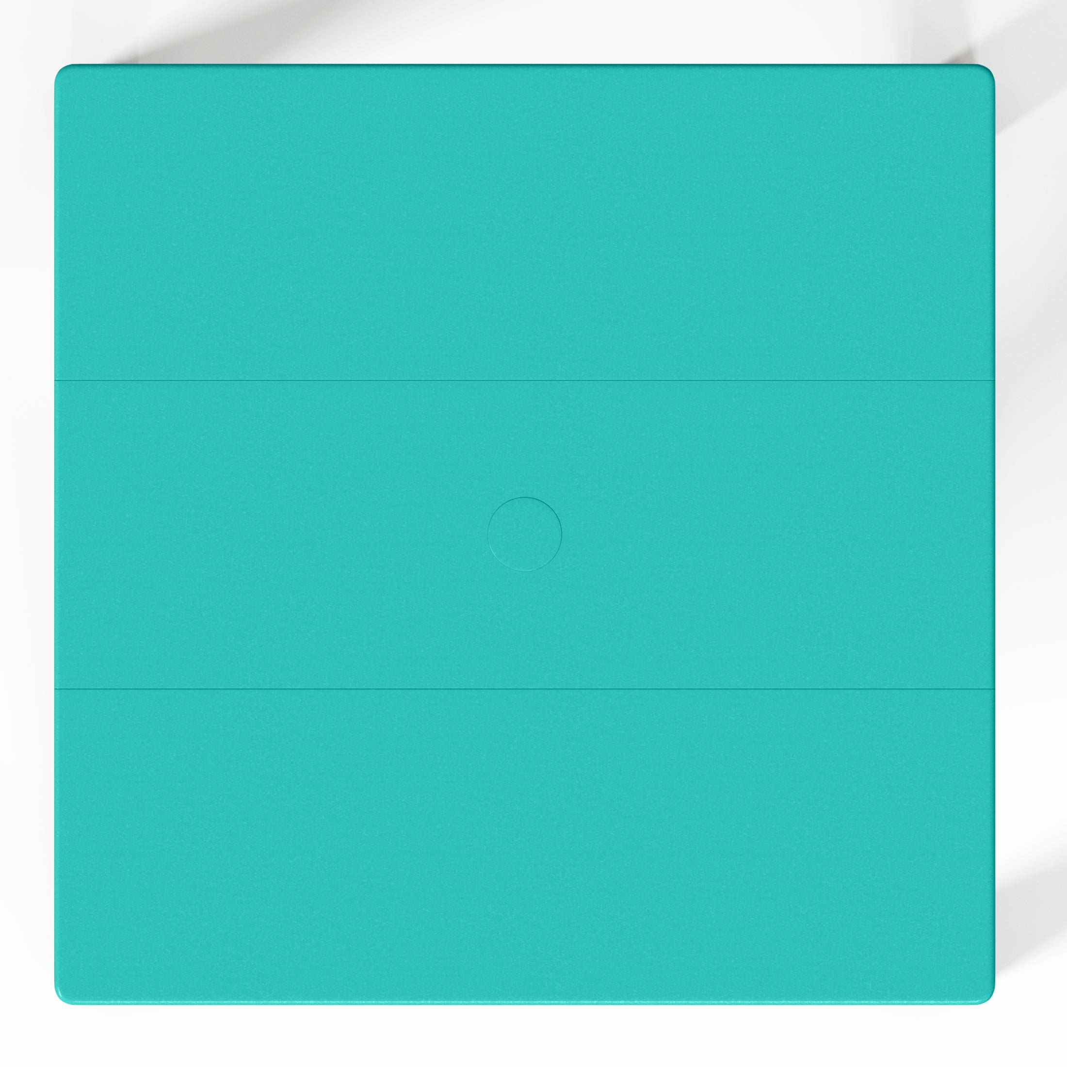 Playhouse Kids 24" Wide HDPE Plastic Childrens Square Dinner Table