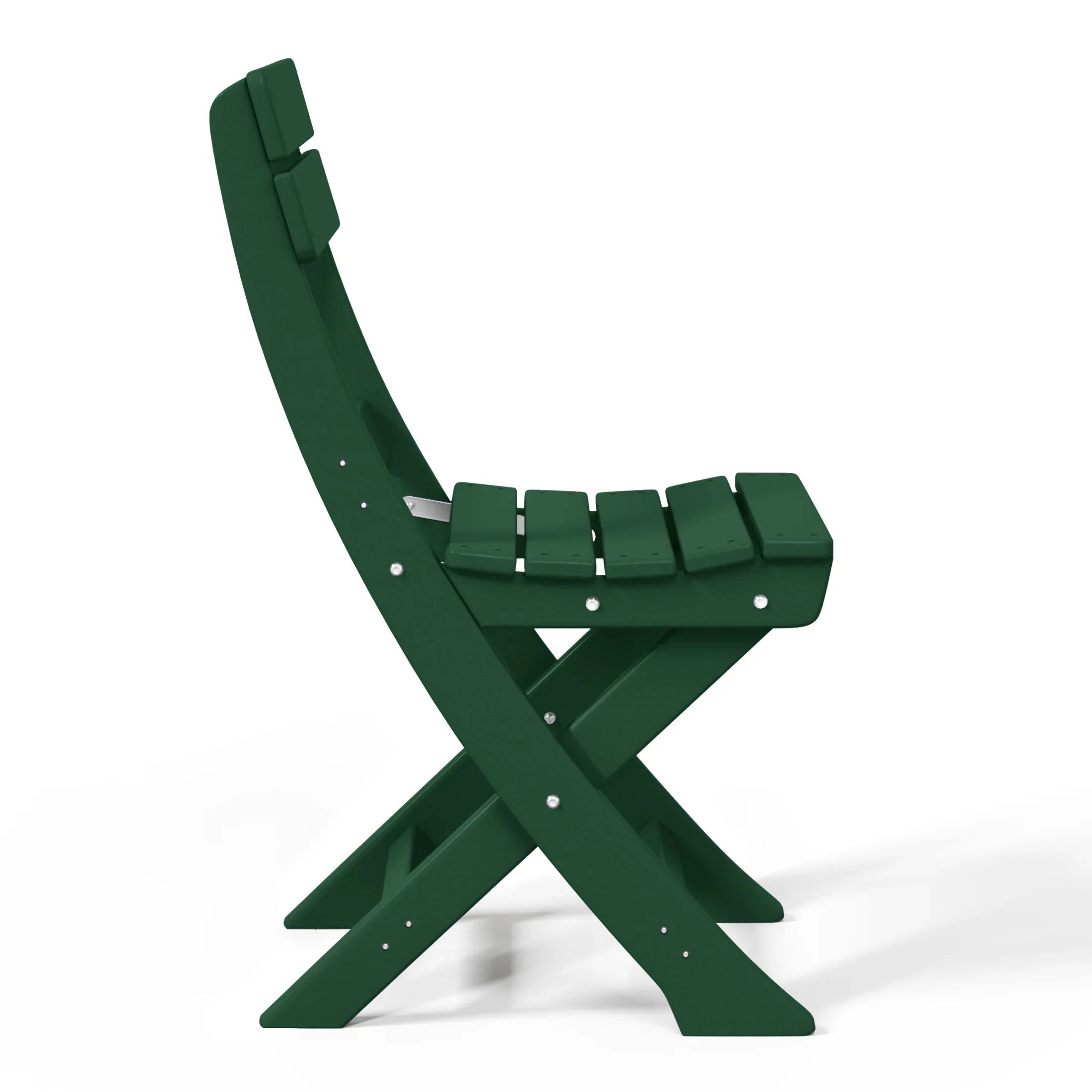 Paradise 3-Piece Outdoor HDPE Folding Patio Bistro Table and Chairs