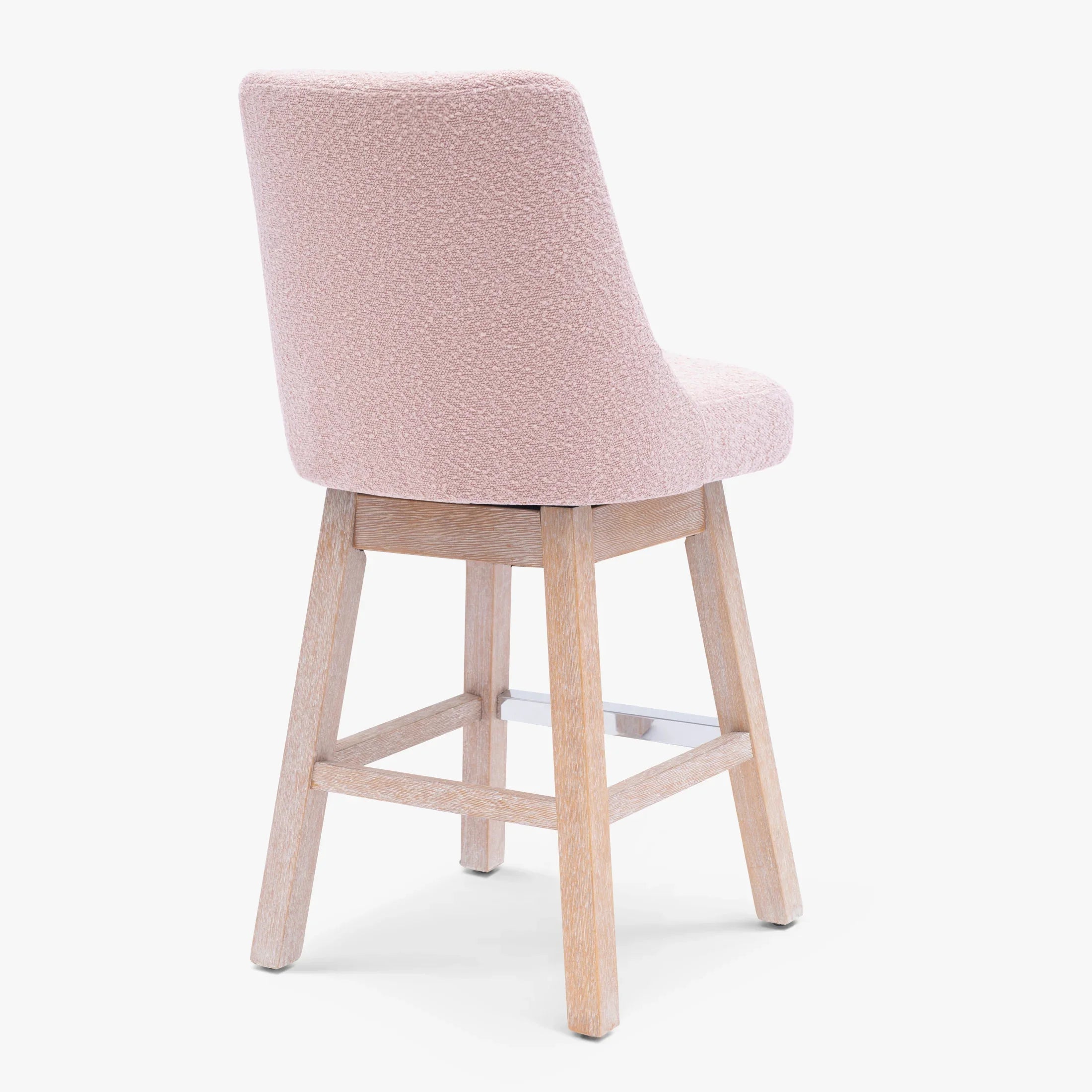 Amélie 26" Upholstered Swivel Counter Height Bar Stools (Set of 2)