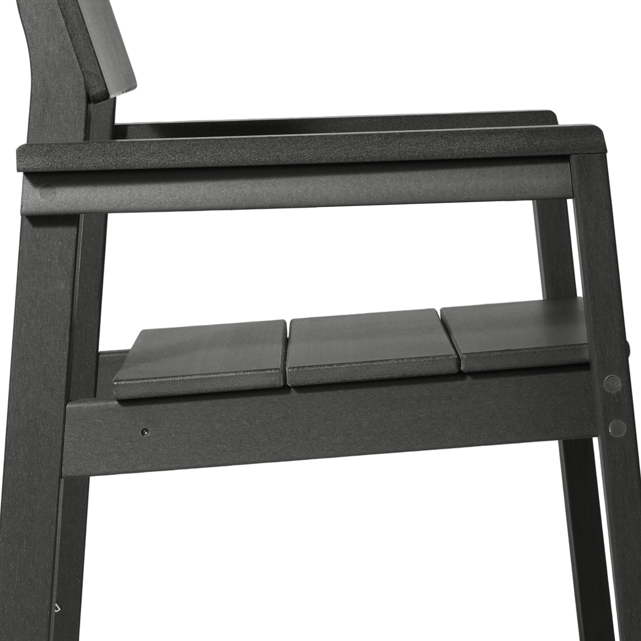 Cambria Modern HDPE Outdoor Patio Dining Arm Chairs (Set of 2)