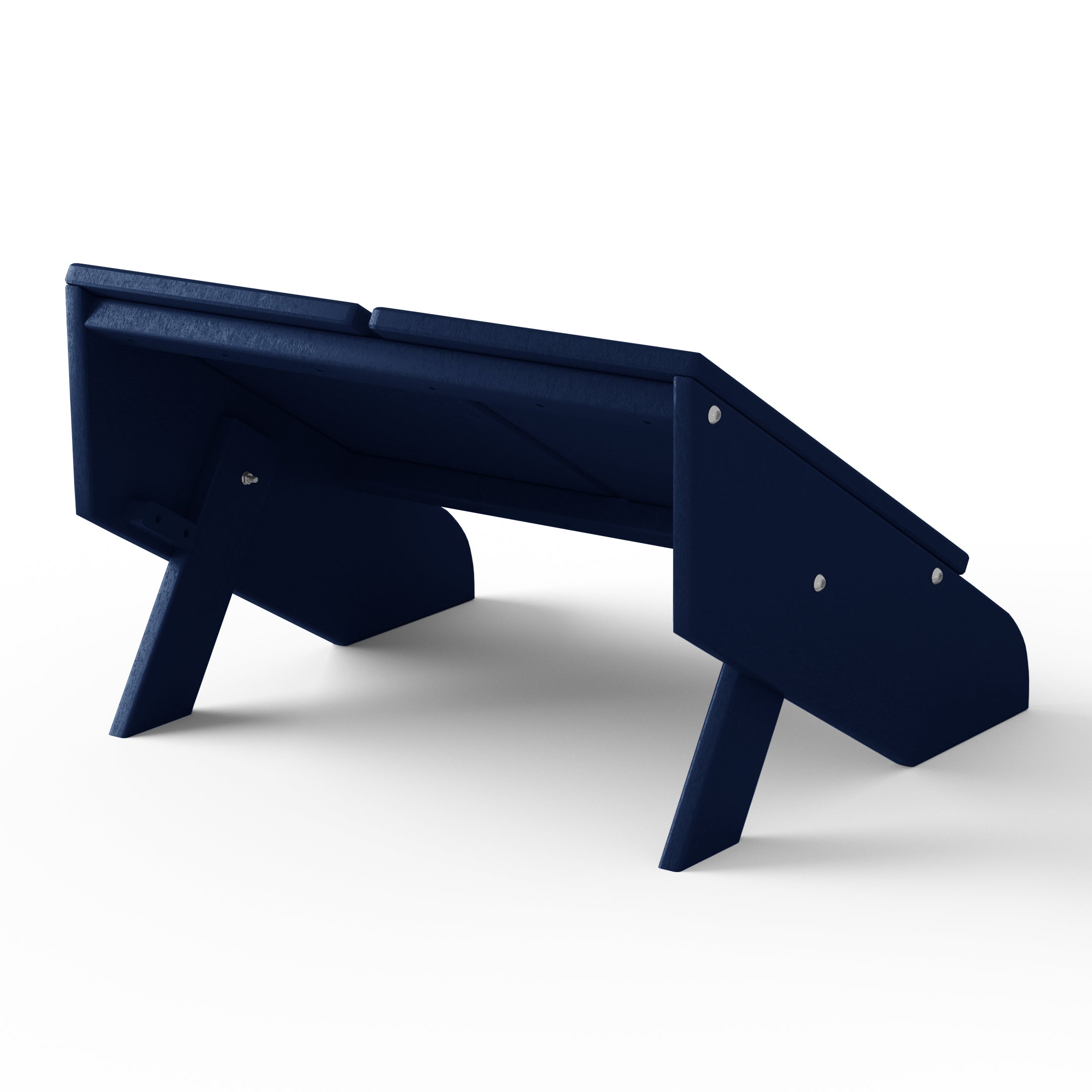 Seaview Modern HDPE Plastic Folding Patio Adirondack Ottoman