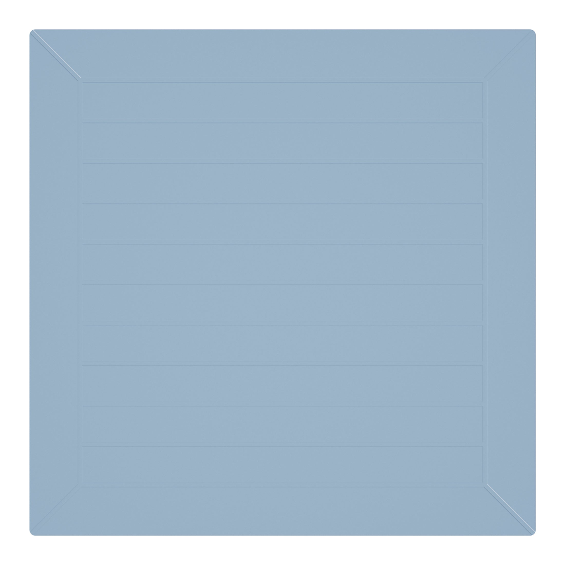 Sunshine 31.5" Square Outdoor Plastic Resin Patio Dining Table for 4