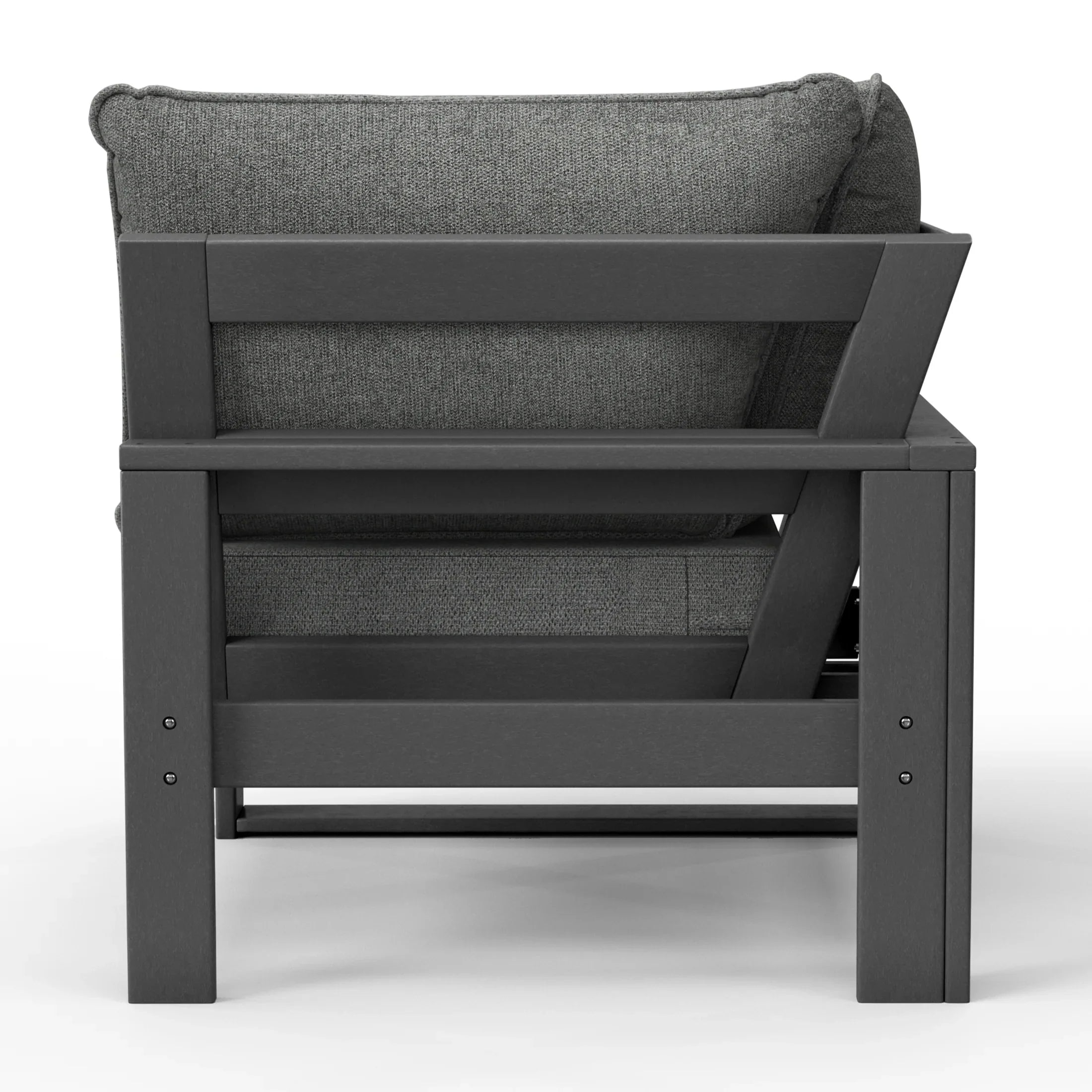 Rockaway Outdoor HDPE Sectional Corner Sofa Seat with Water-Proof Cushions