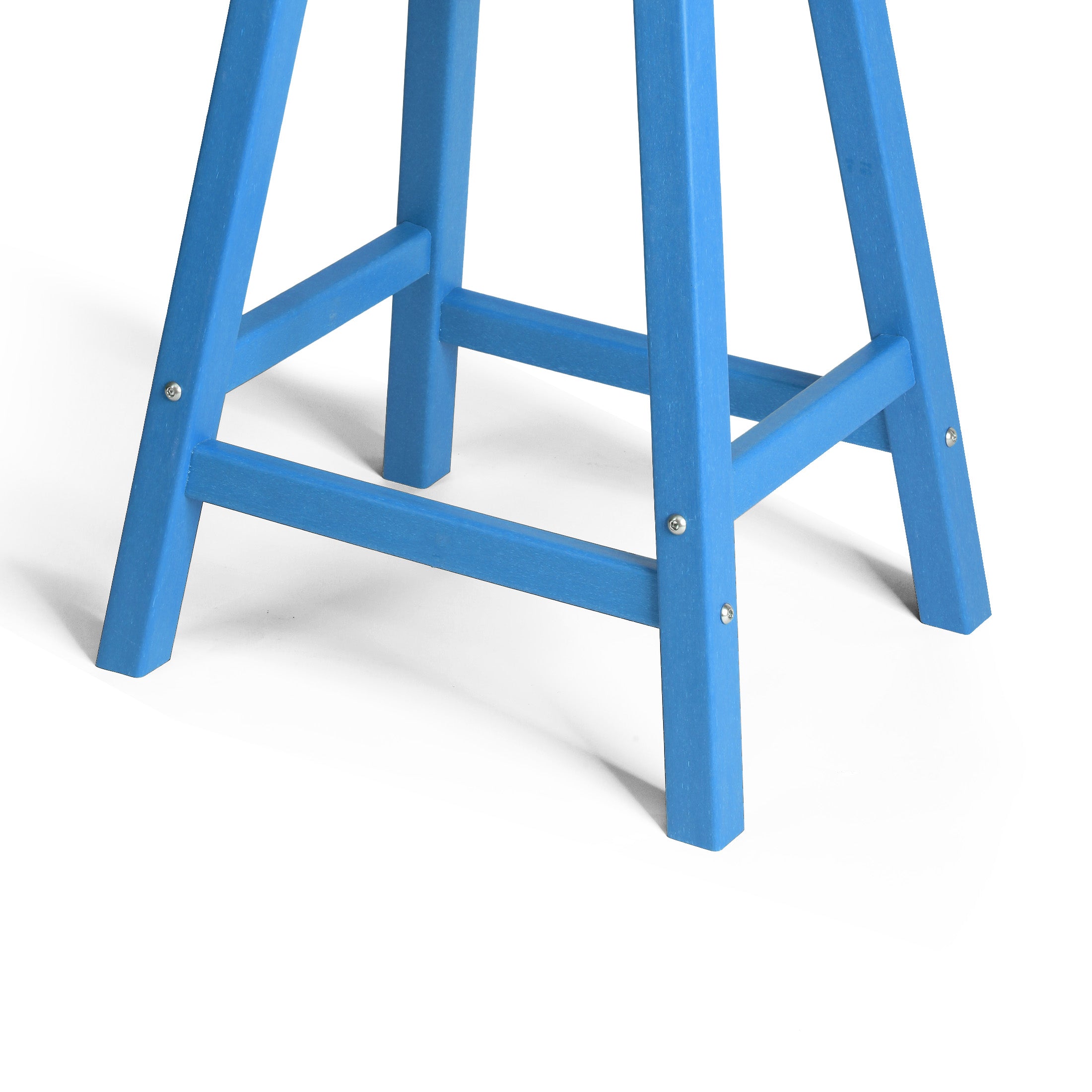 Paradise 24" HDPE Outdoor Patio Counter Height Bar Stools (Set of 2)