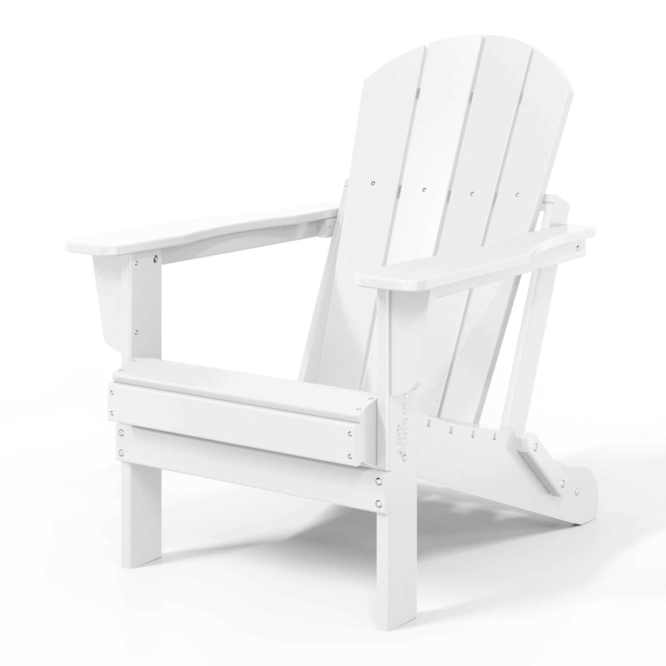 Paradise Outdoor Folding Poly Adirondack Chair (Set of 8)