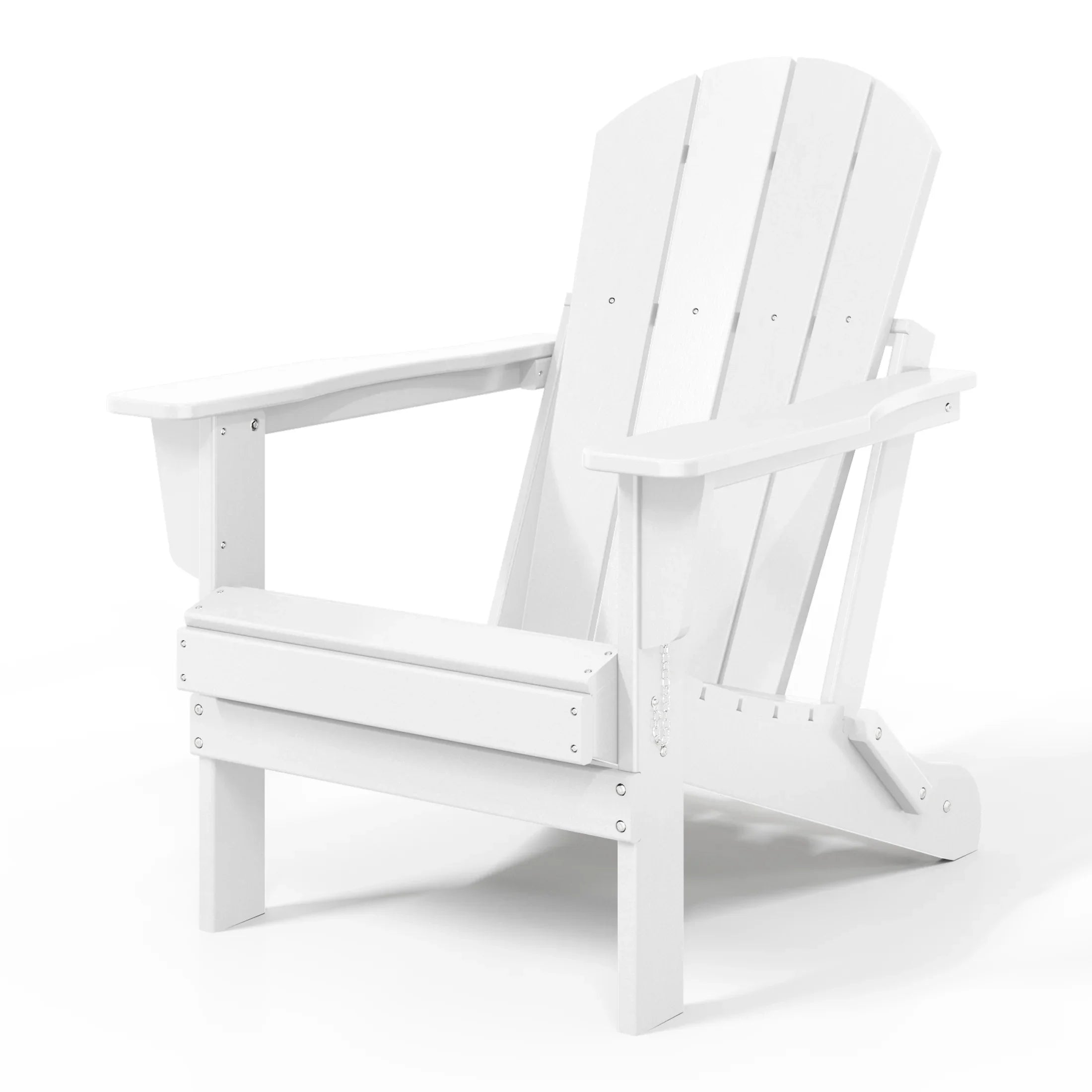 Paradise Outdoor Folding Poly Adirondack Chair (Set of 8)