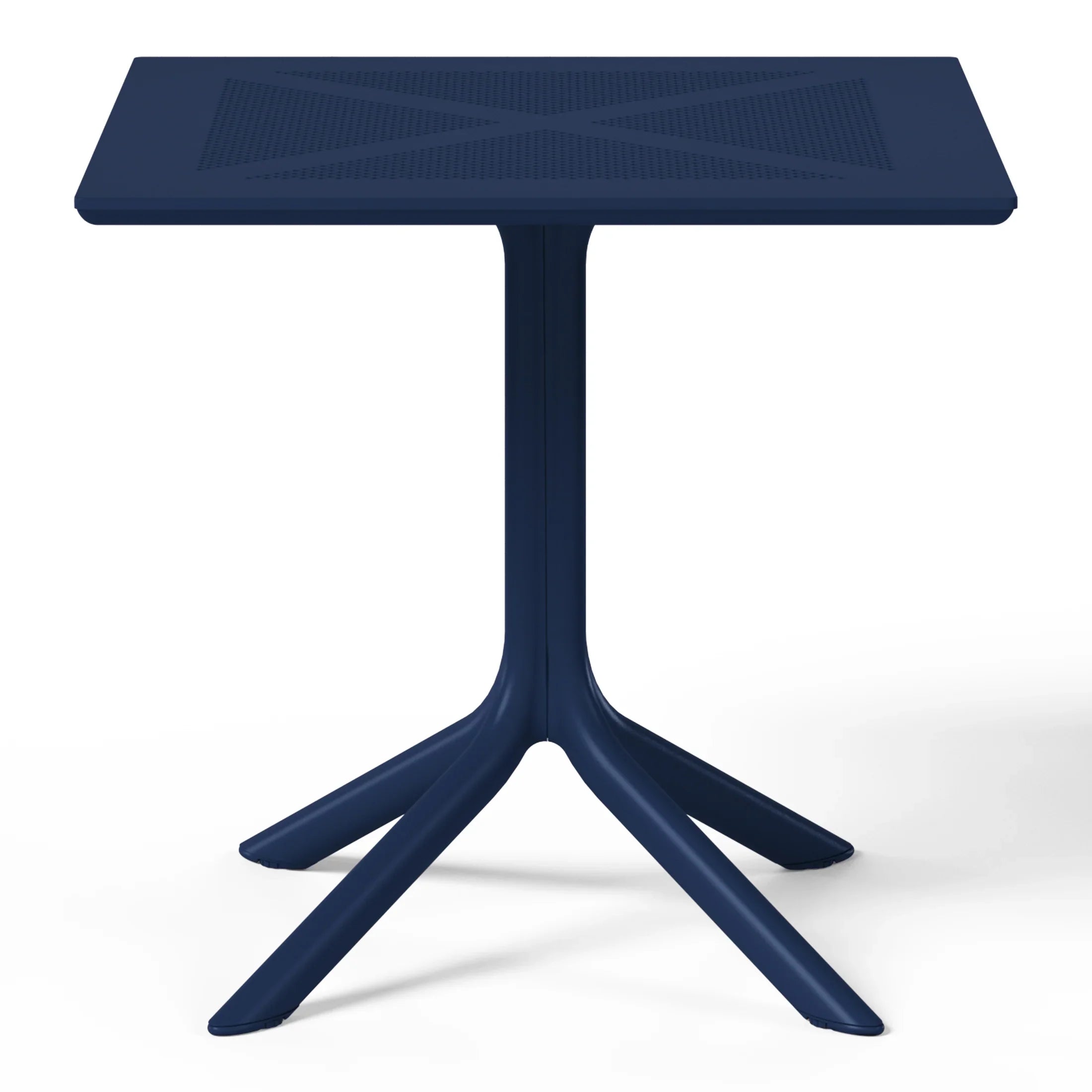 Sunshine Modern 5-Piece Resin Patio Dining Table Set with Stackable Patio Dining Chairs