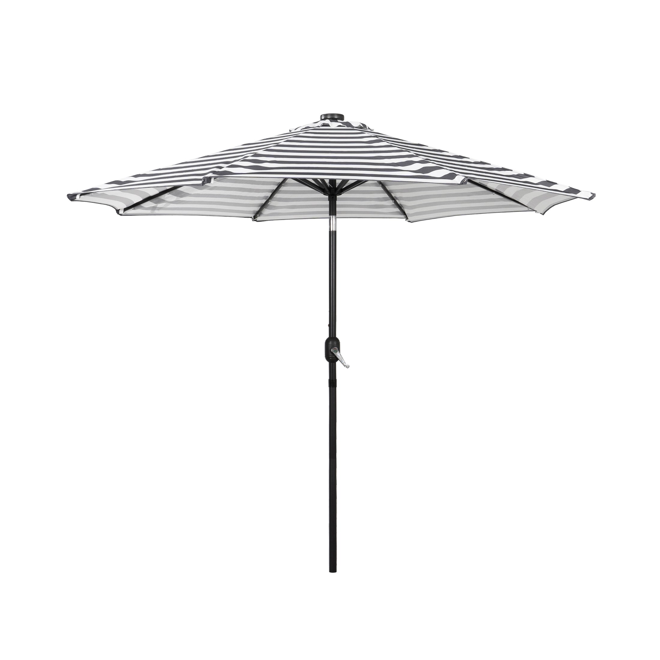Westlake 9 ft. Patio Solar Power LED lights Market Umbrella