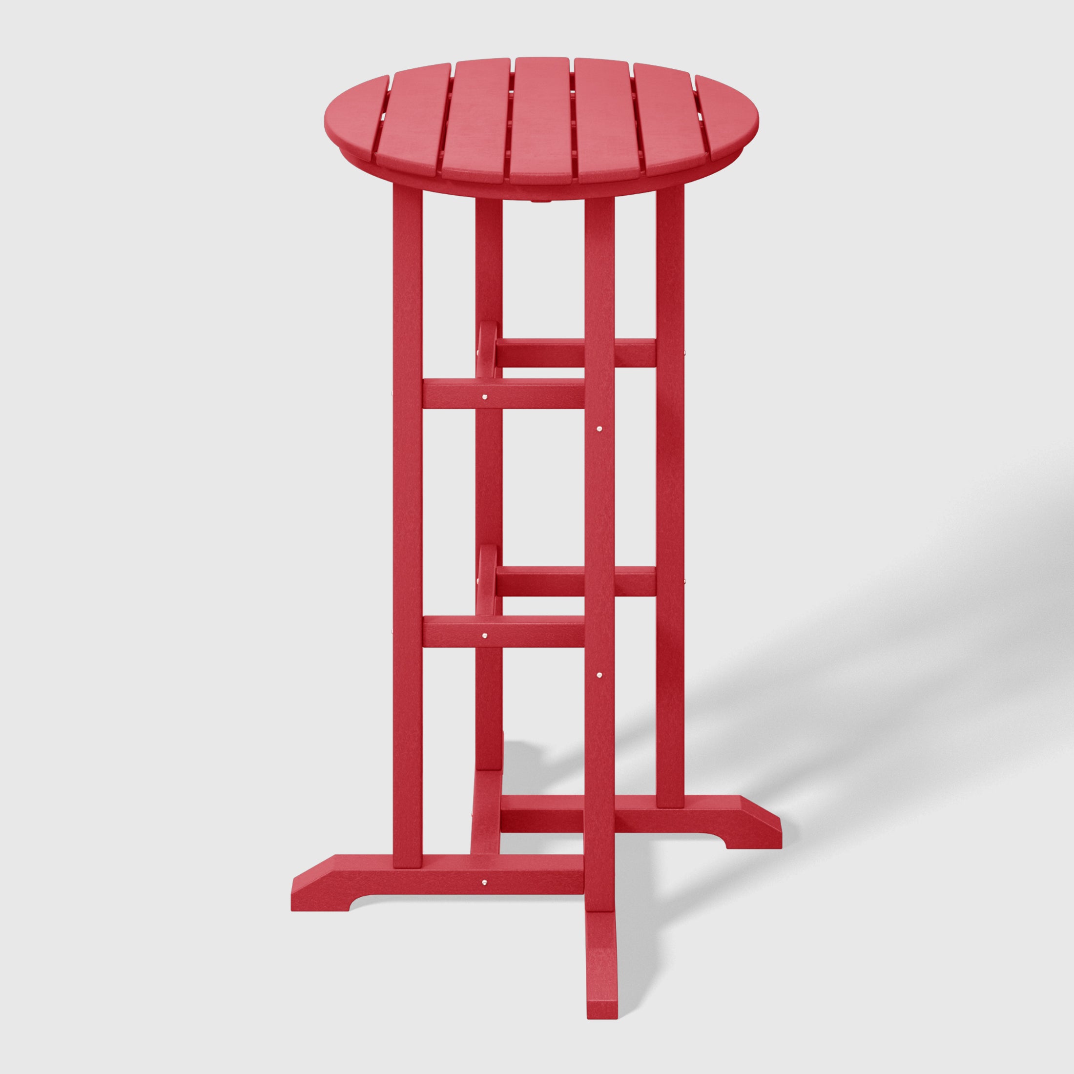 Paradise Outdoor Patio Bar Height Table and Bar Stool 4-Piece Dining Set