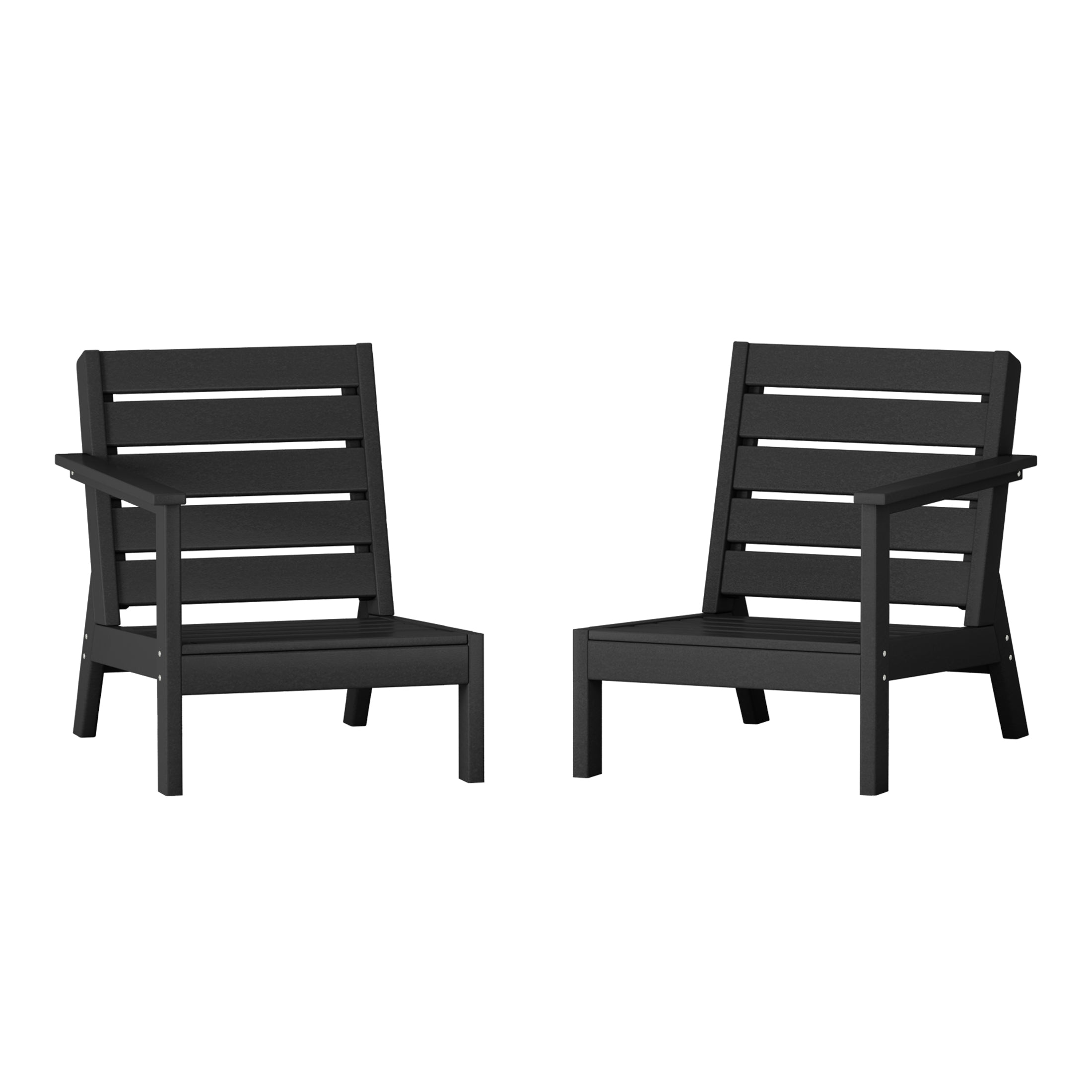 Portsmouth Outdoor Patio HDPE Deep Seating Sectional Loveseat