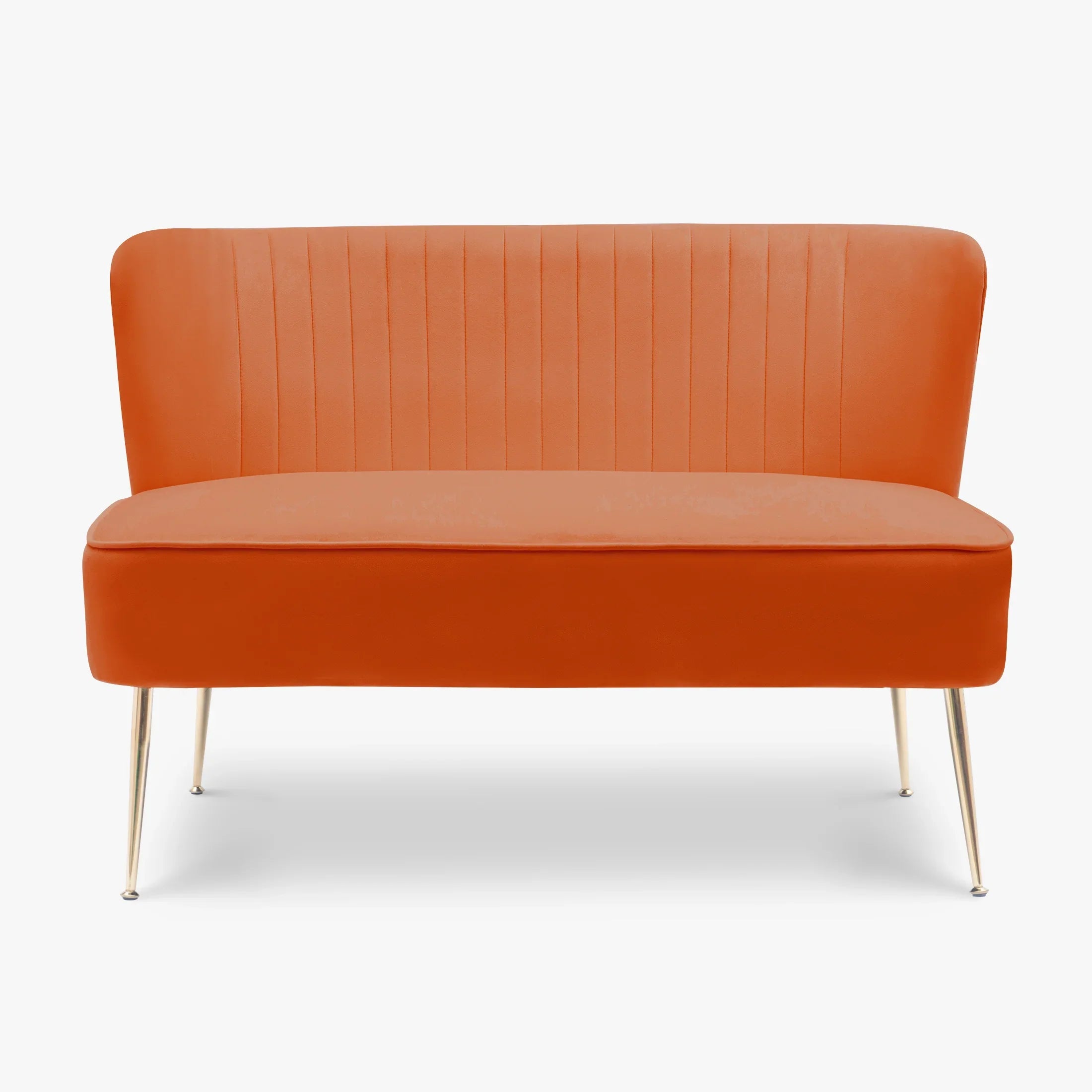 Alaia Mid Century Modern Tufted Velvet Loveseat Sofa and 25" Accent Chair 3-Piece Set