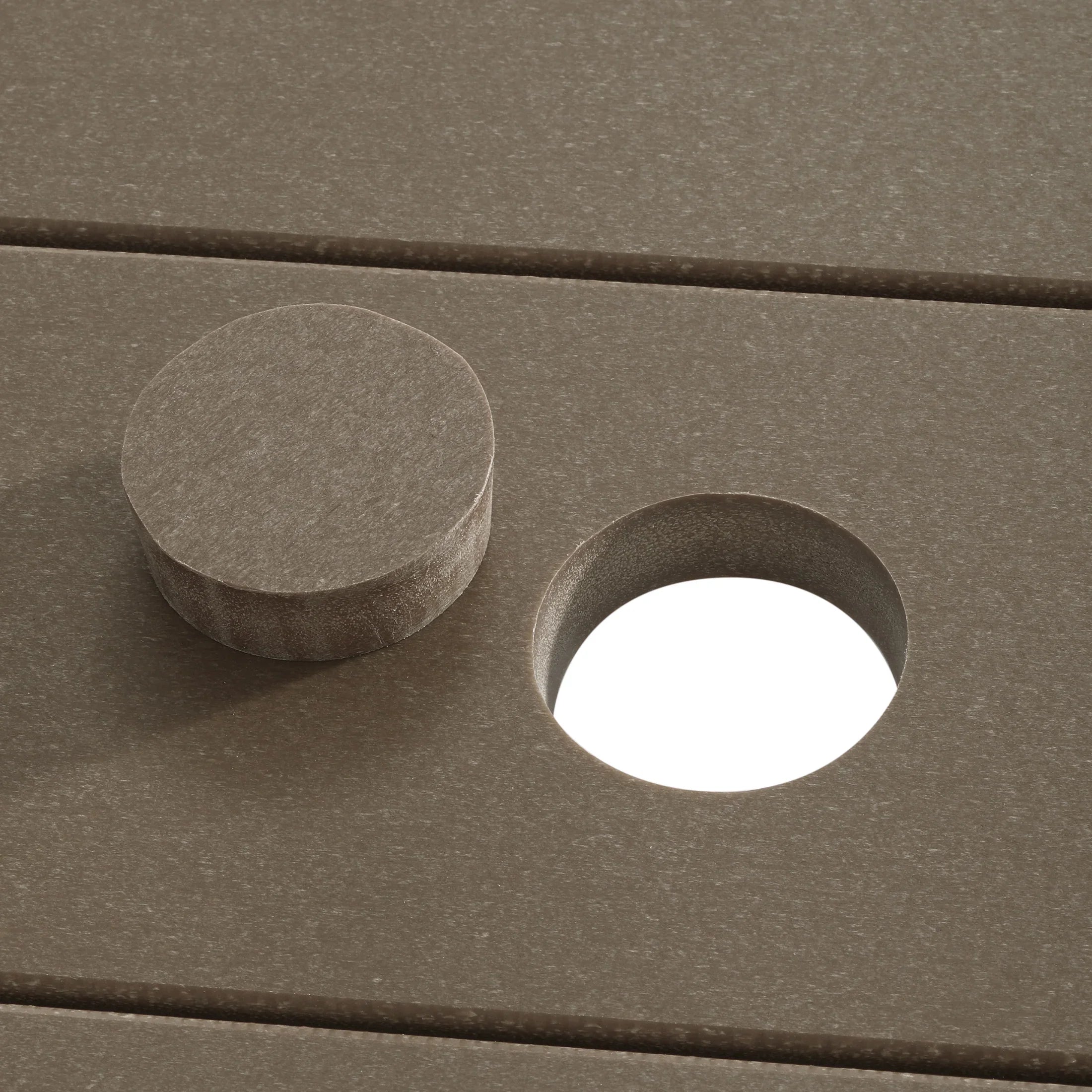 Macon Outdoor 48" HDPE 8-Person Patio Octagon Picnic Table