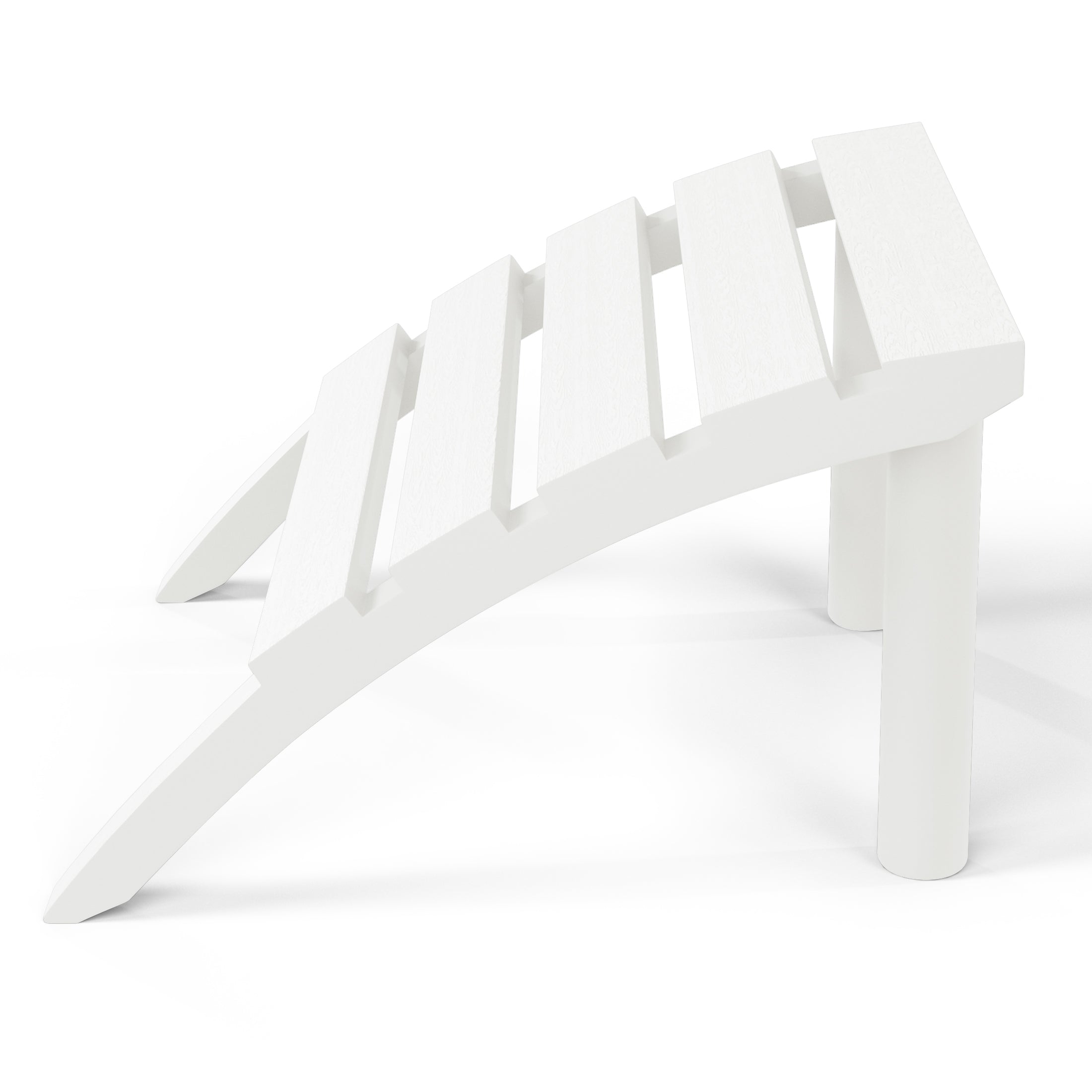 Cayman Outdoor Patio HDPE Adirondack Ottoman Footrest