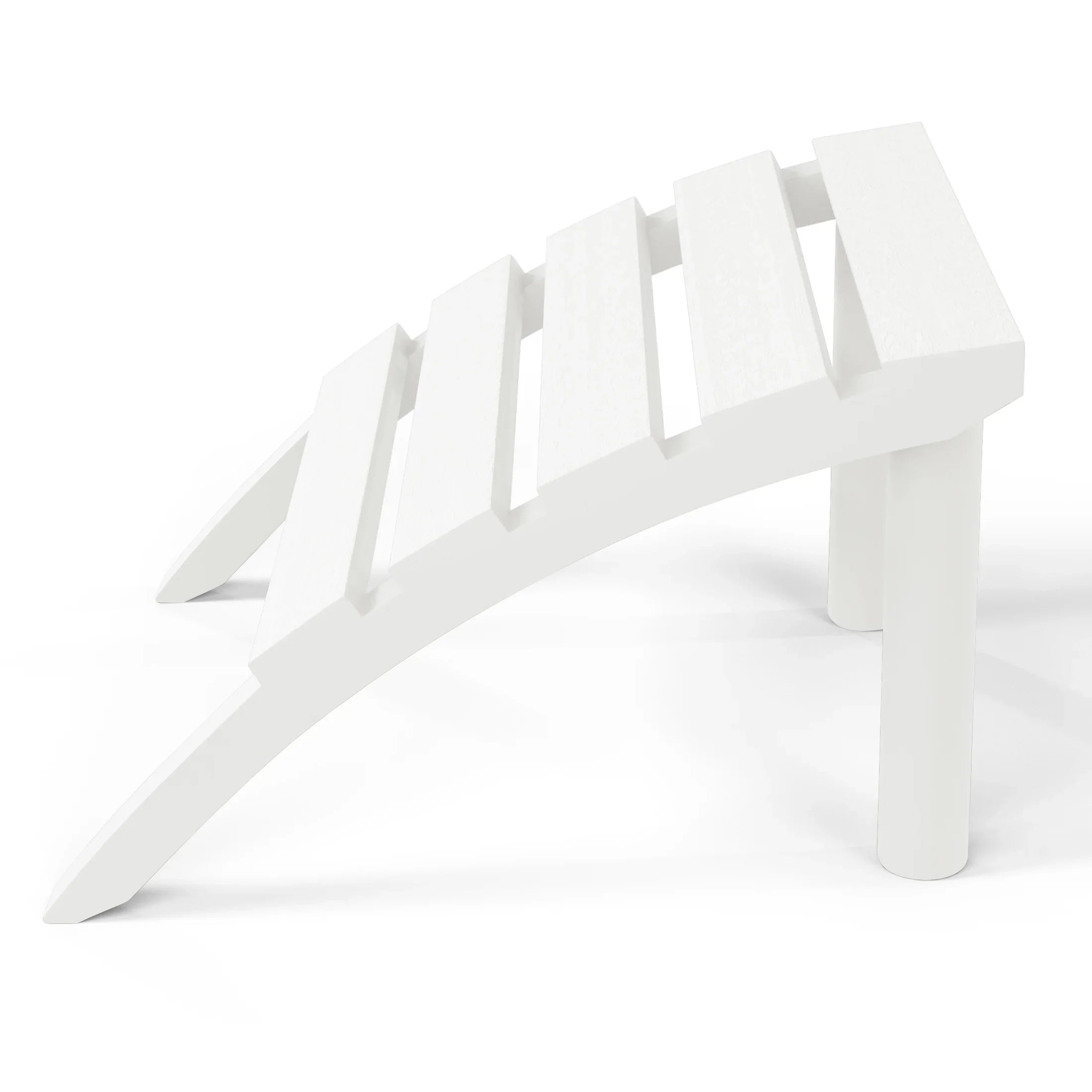 Cayman Outdoor Patio HDPE Adirondack Ottoman Footrest