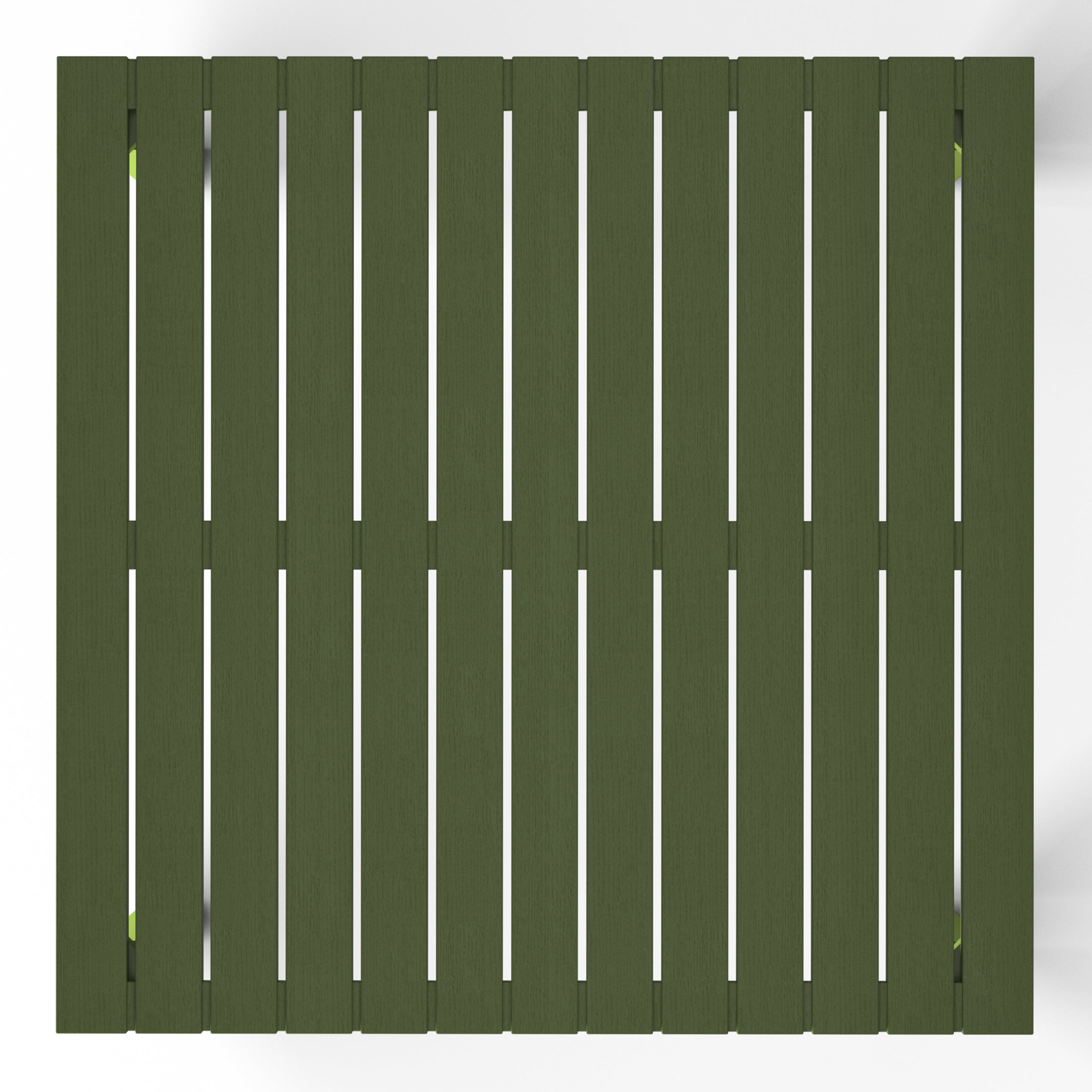 Sunshine 31.5" Iron Metal Frame Outdoor Square Patio Dining Table