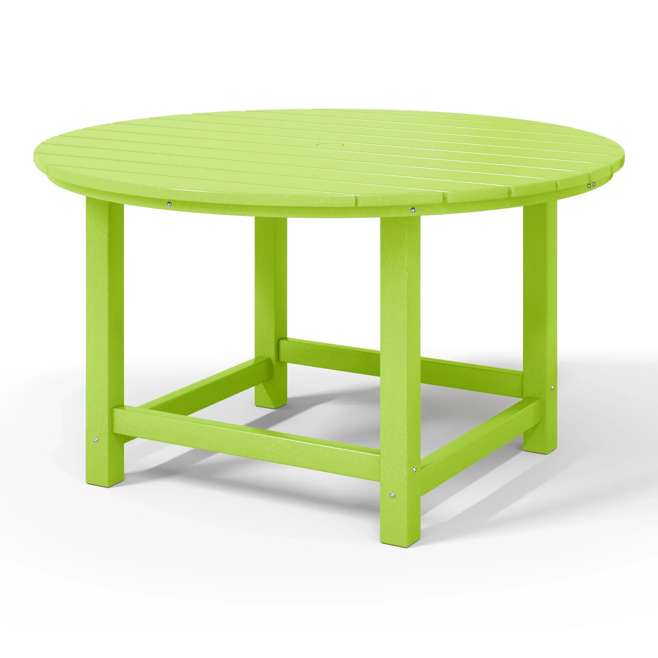 Paradise Kids Outdoor Patio Furniture HDPE 38" Wide Round Dining Table
